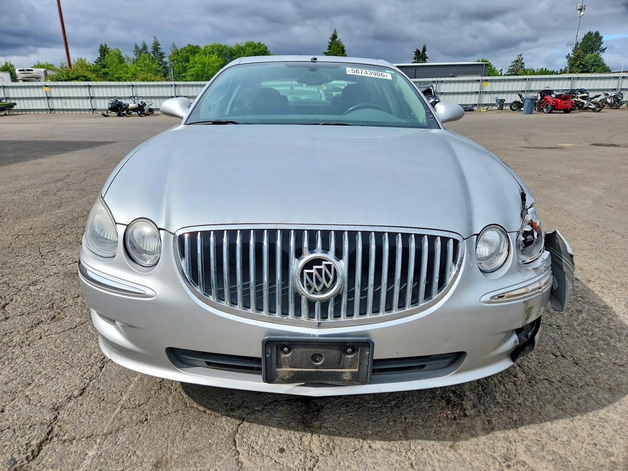 2009 Buick Lacrosse Cxl Silver vin: 2G4WD582291234834