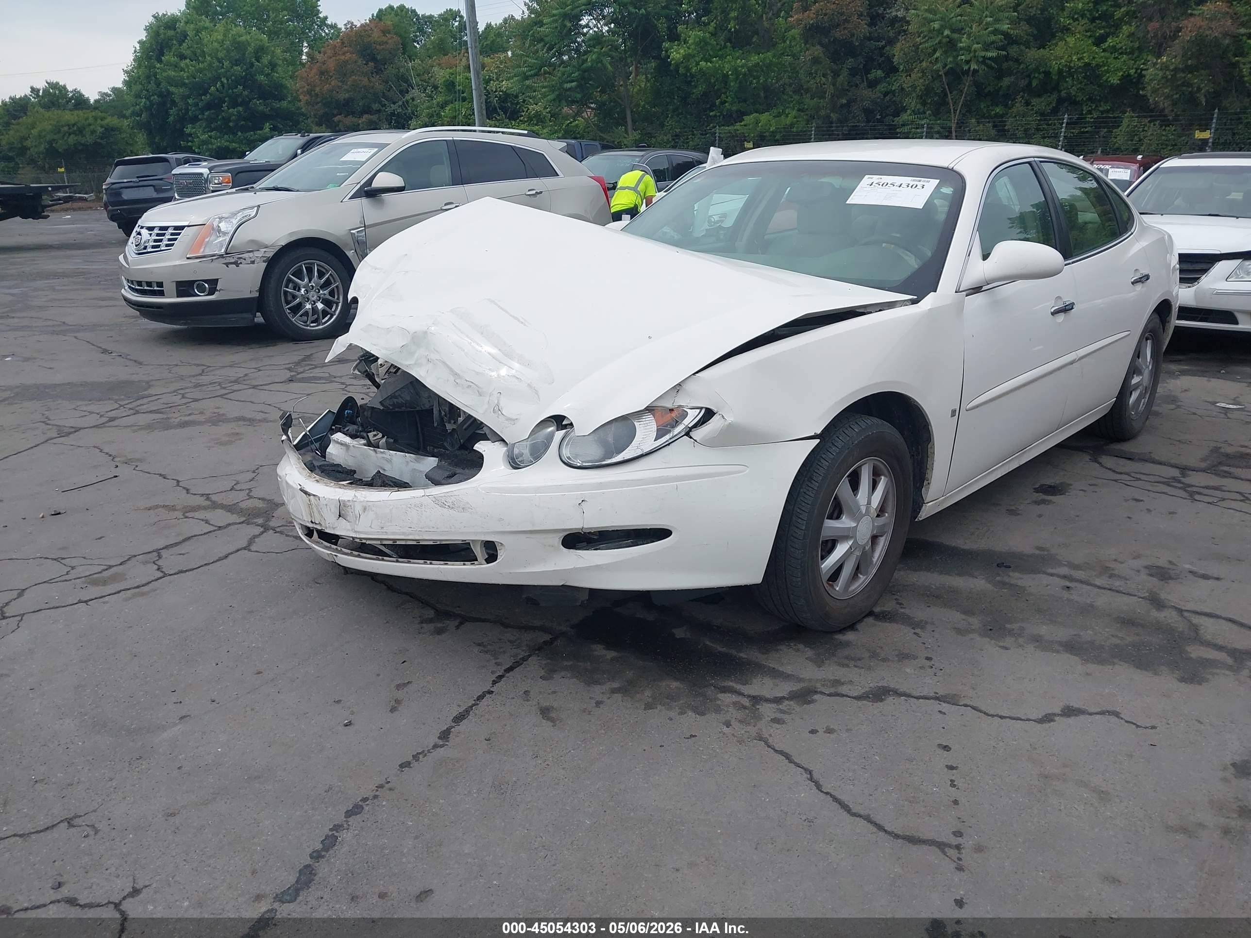2006 Buick Lacrosse Cxl White vin: 2G4WD582361167138