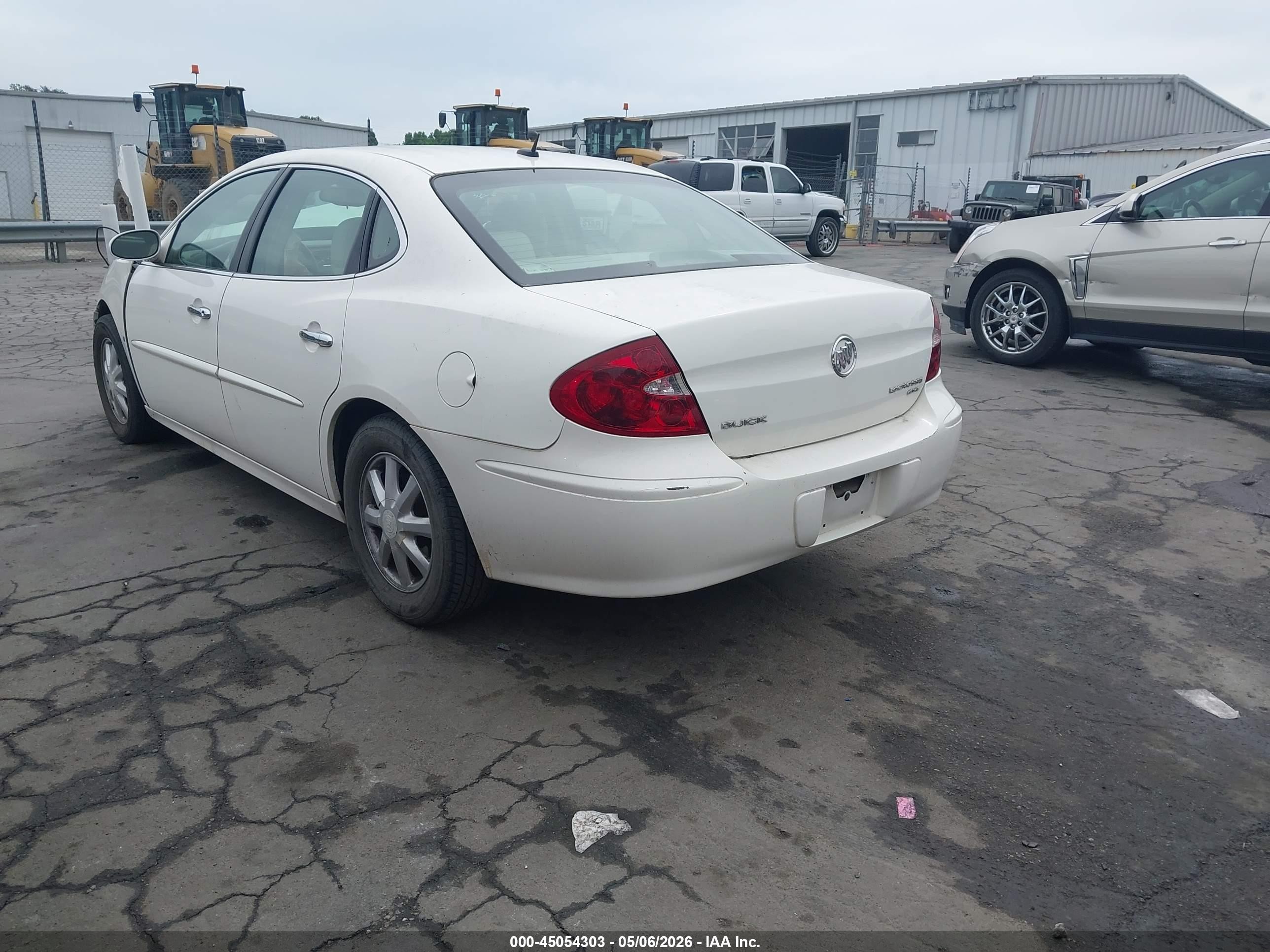 2006 Buick Lacrosse Cxl White vin: 2G4WD582361167138
