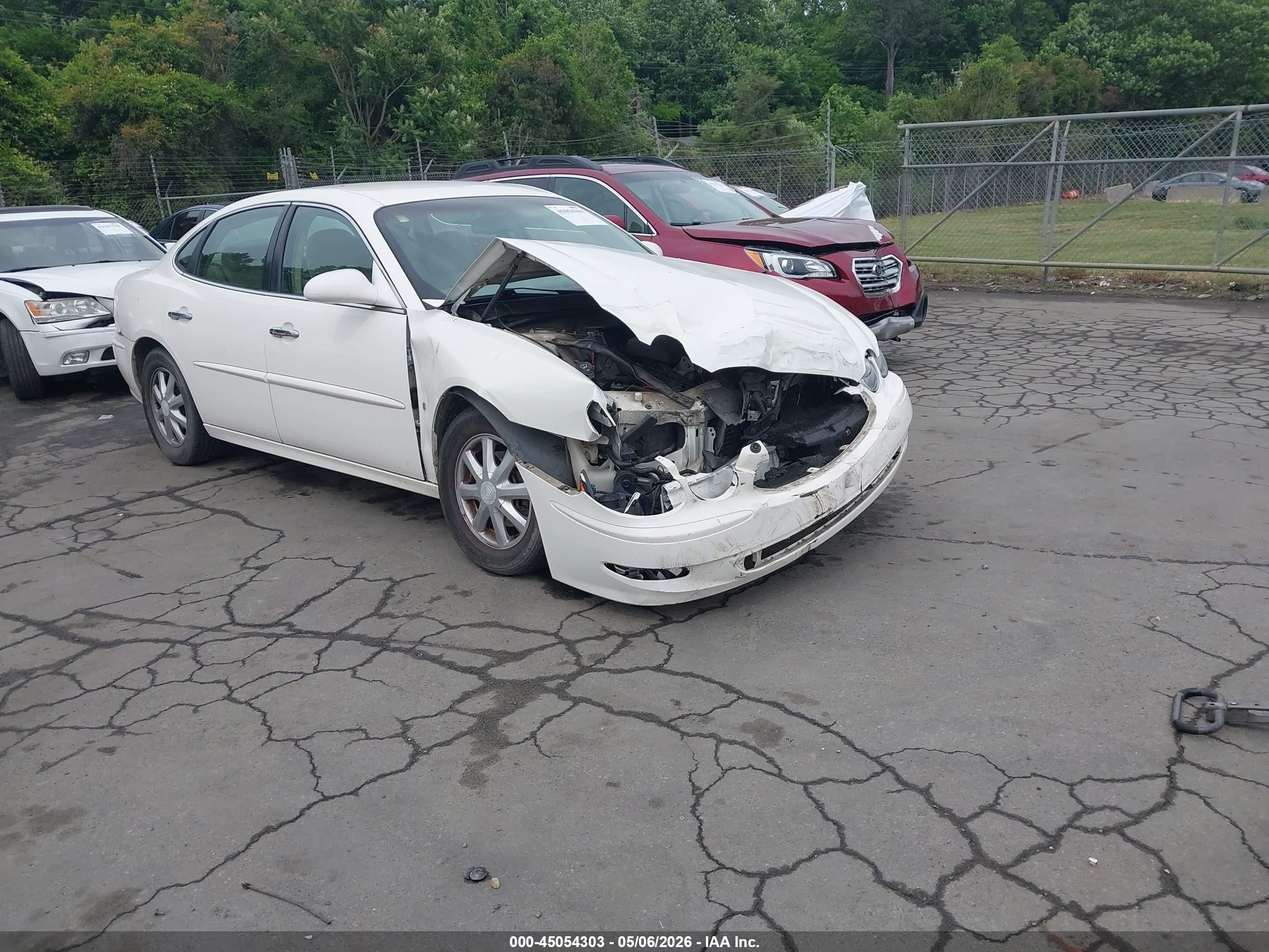 2006 Buick Lacrosse Cxl White vin: 2G4WD582361167138
