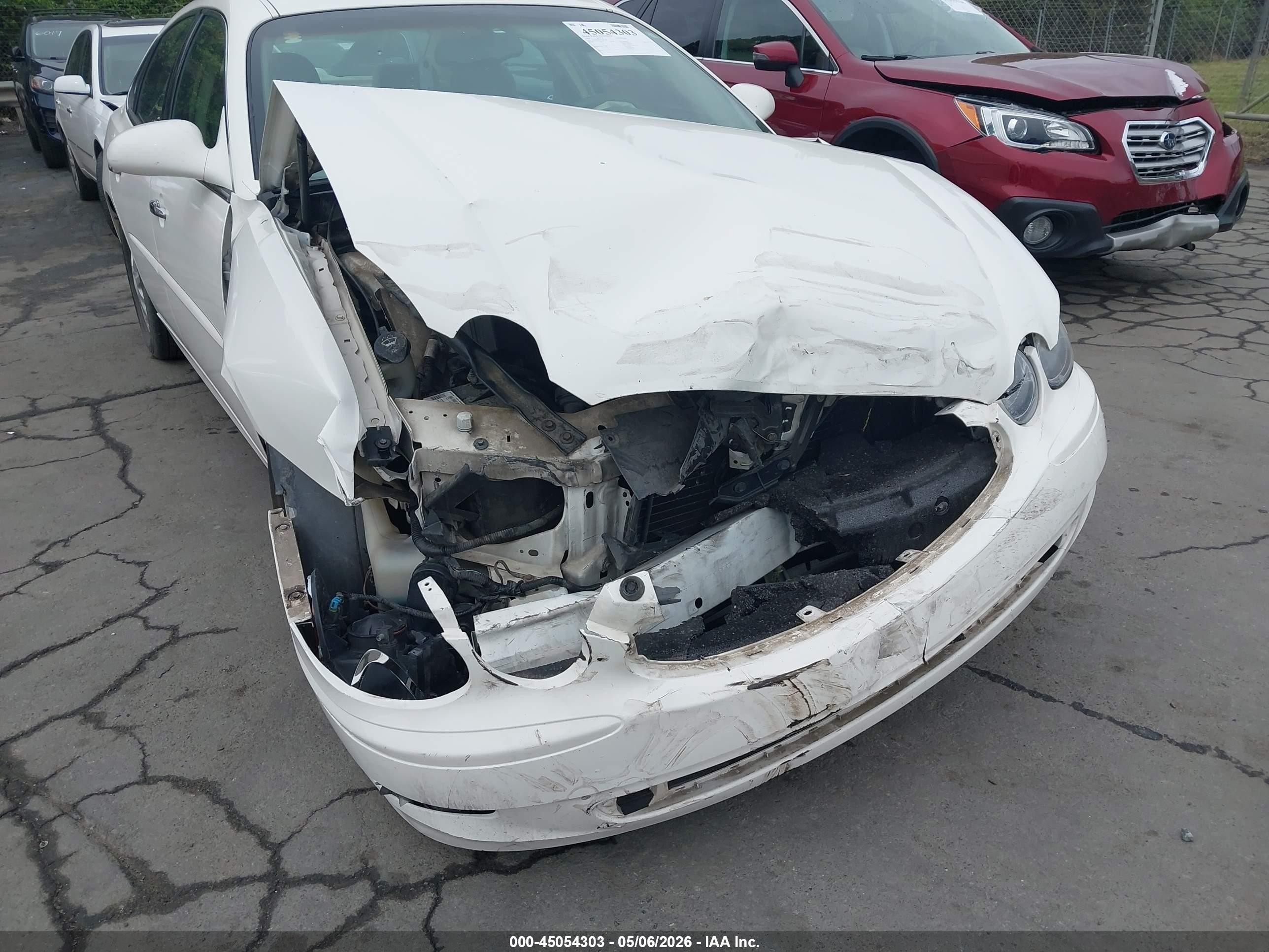 2006 Buick Lacrosse Cxl White vin: 2G4WD582361167138