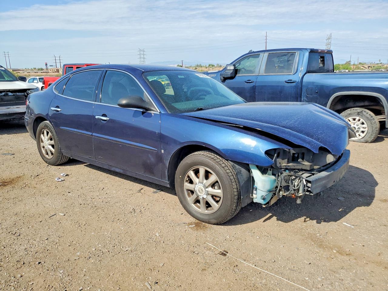 2007 Buick Lacrosse Cxl Blue vin: 2G4WD582371246021