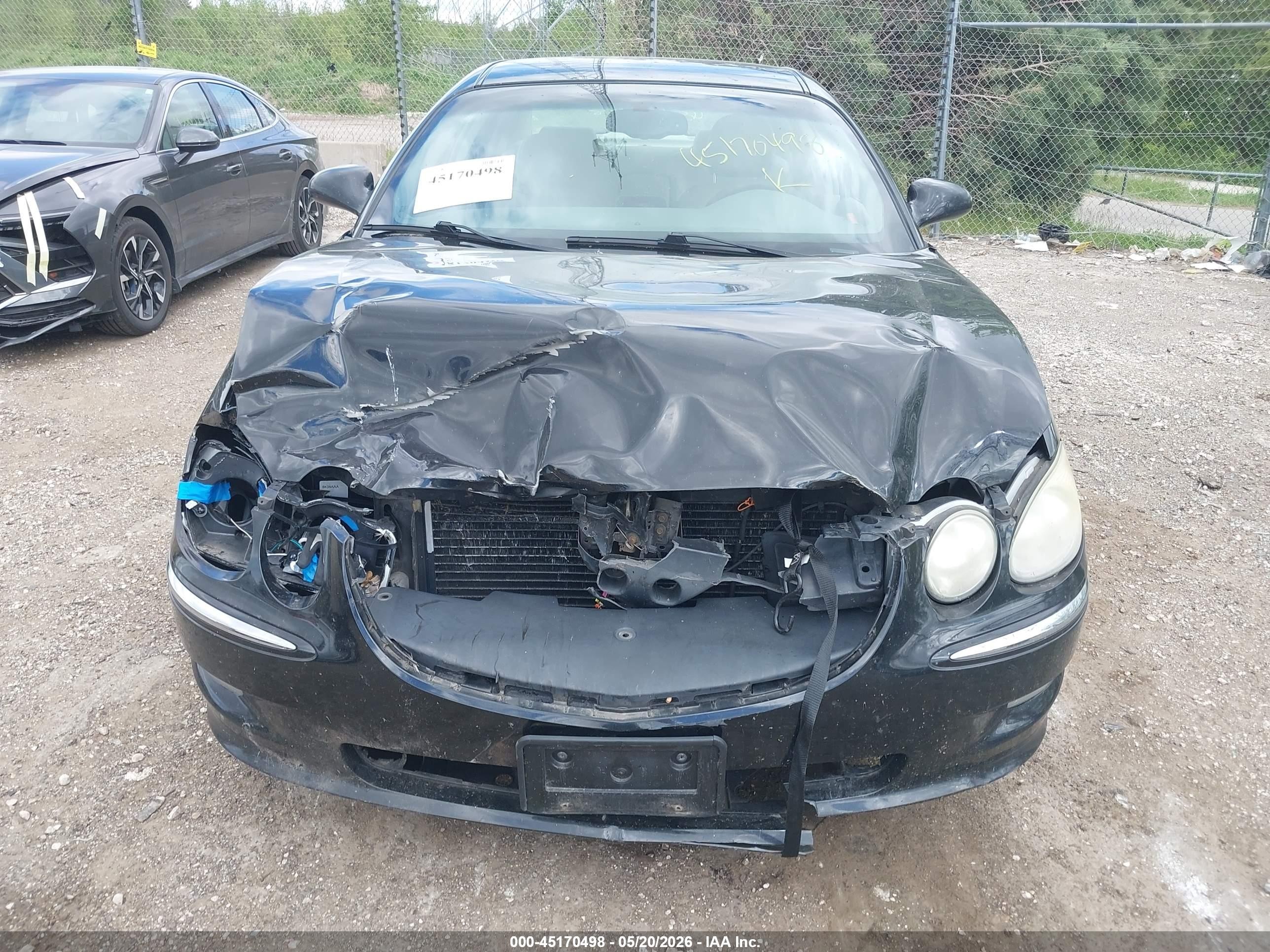 2008 Buick Lacrosse Cxl Black vin: 2G4WD582381182161