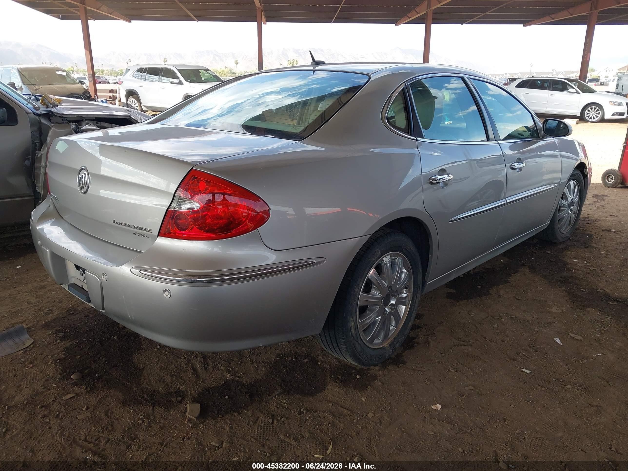 2008 Buick Lacrosse Cxl Beige vin: 2G4WD582381348808