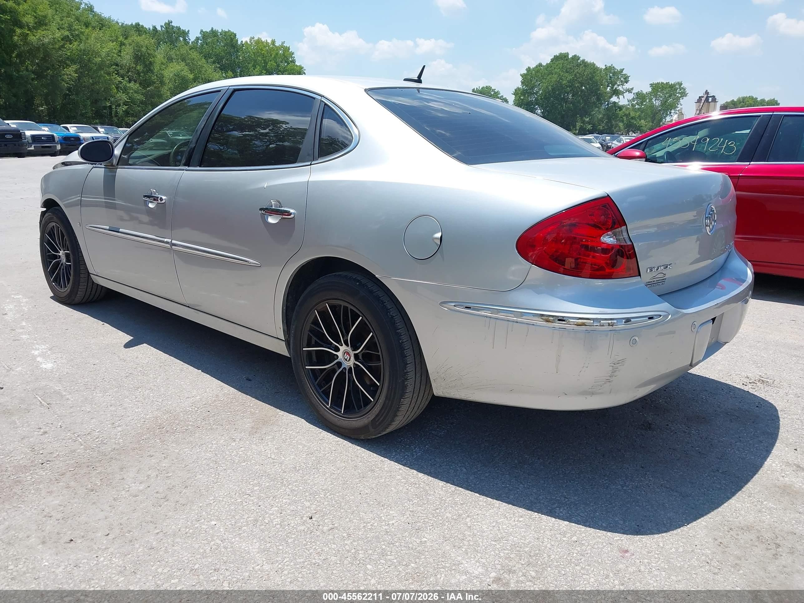 2009 Buick Lacrosse Cxl Серебряный vin: 2G4WD582391151395