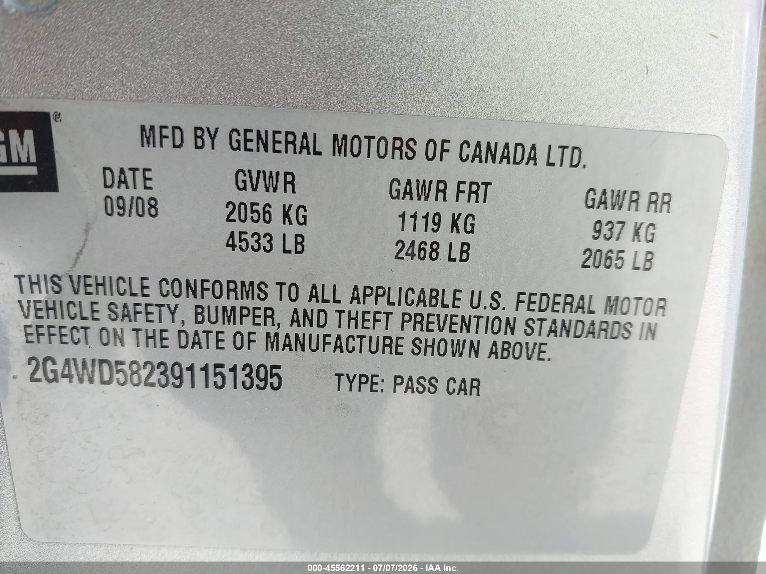 2009 Buick Lacrosse Cxl Серебряный vin: 2G4WD582391151395
