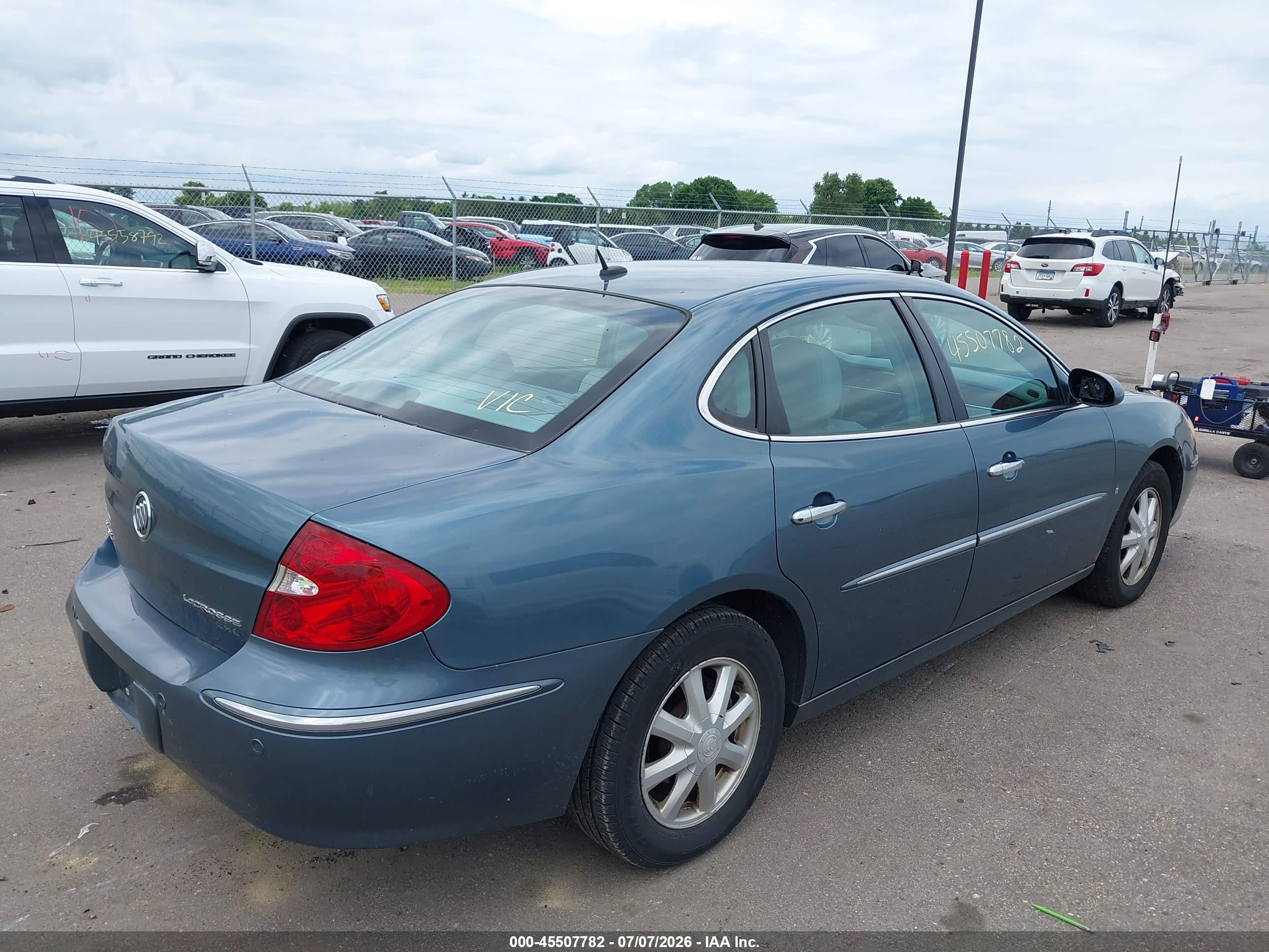 2006 Buick Lacrosse Cxl Blue vin: 2G4WD582461127411