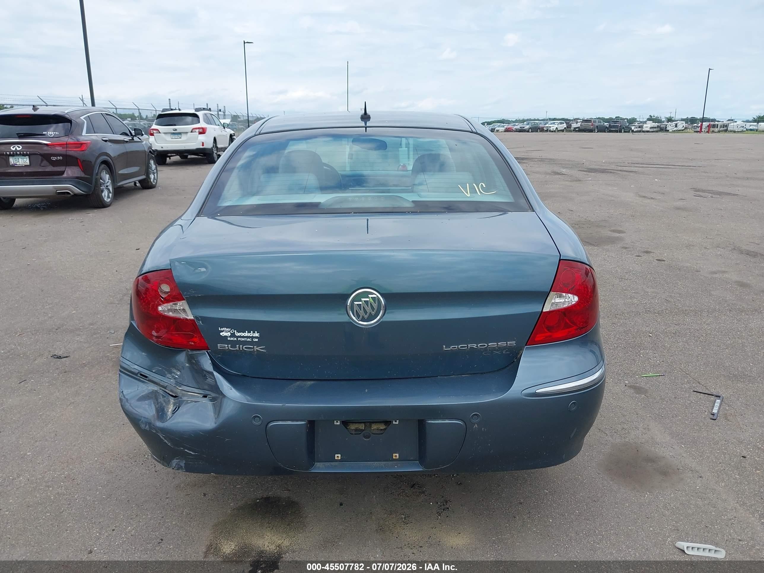 2006 Buick Lacrosse Cxl Blue vin: 2G4WD582461127411