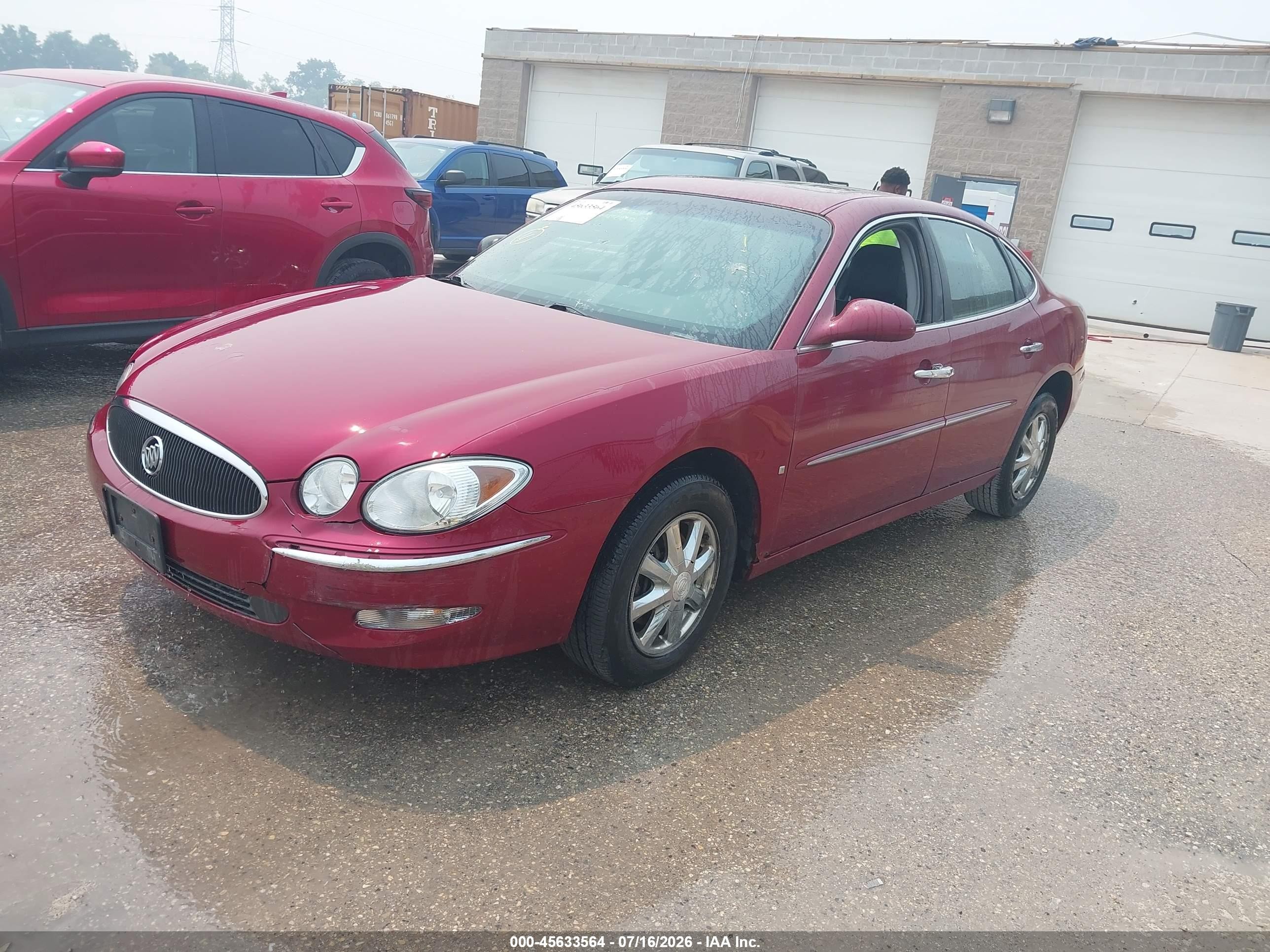 2006 Buick Lacrosse Cxl Burgundy vin: 2G4WD582461176950
