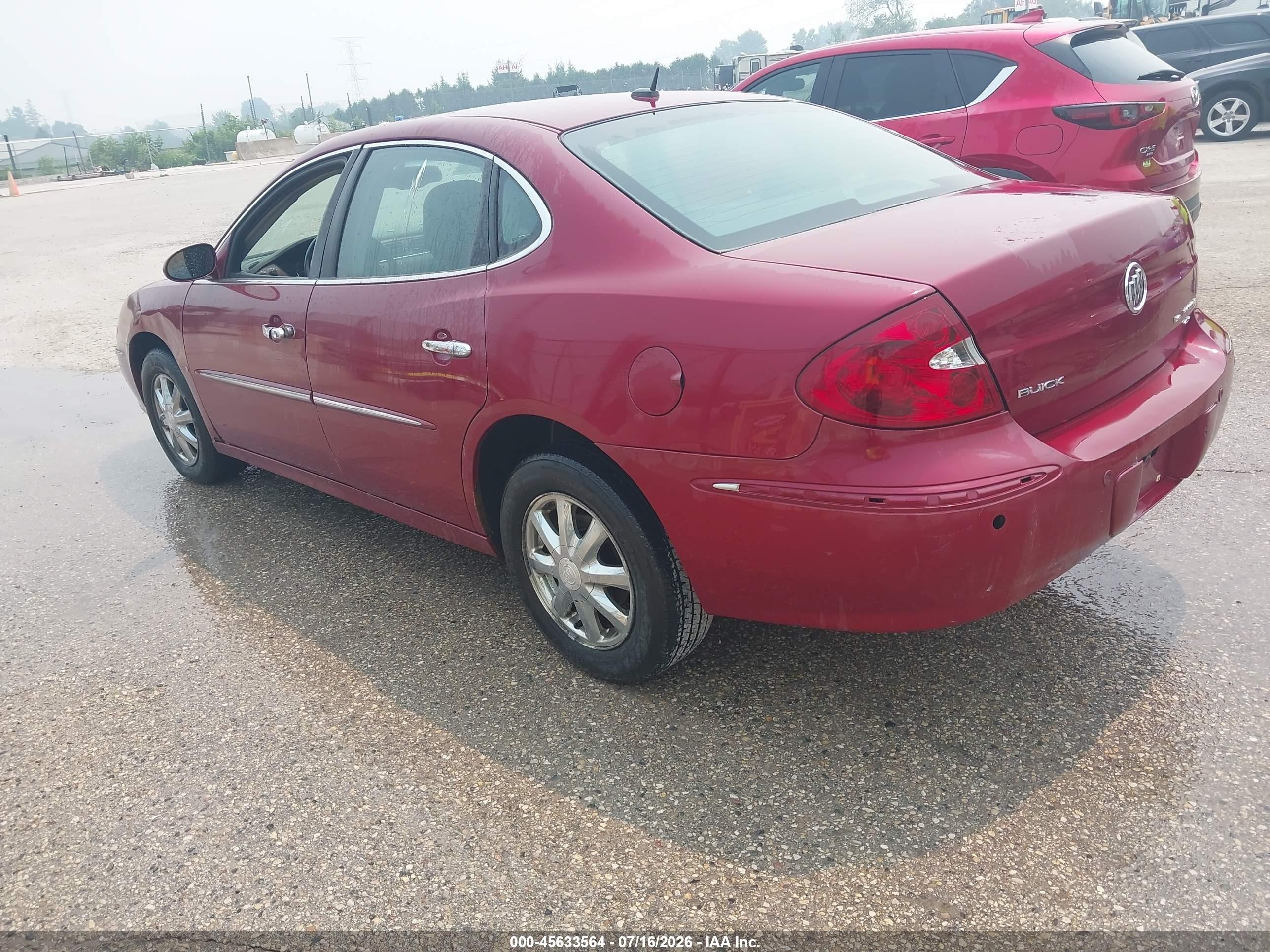 2006 Buick Lacrosse Cxl Burgundy vin: 2G4WD582461176950