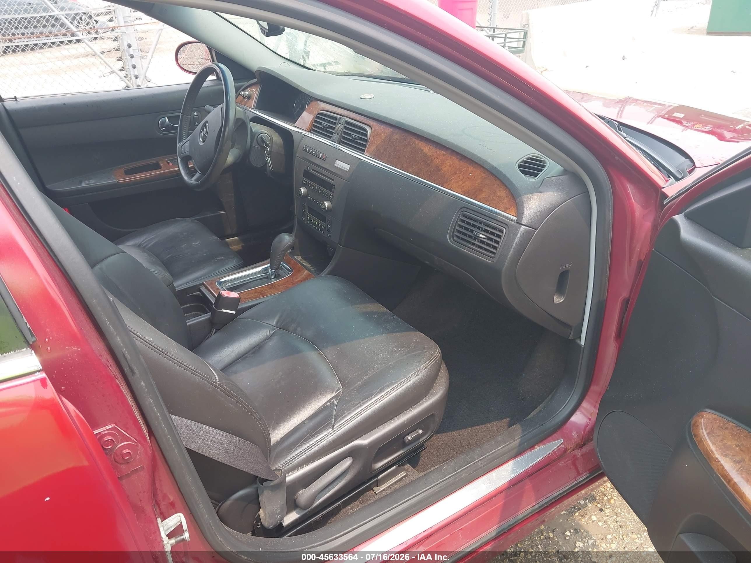 2006 Buick Lacrosse Cxl Burgundy vin: 2G4WD582461176950