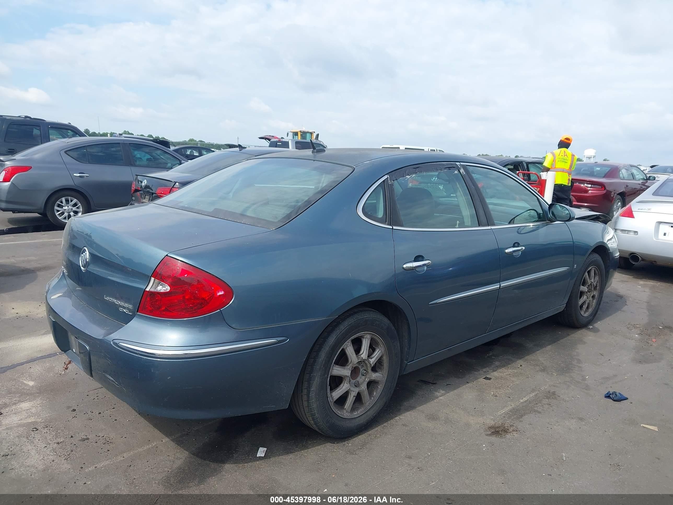 2006 Buick Lacrosse Cxl Green vin: 2G4WD582461235950