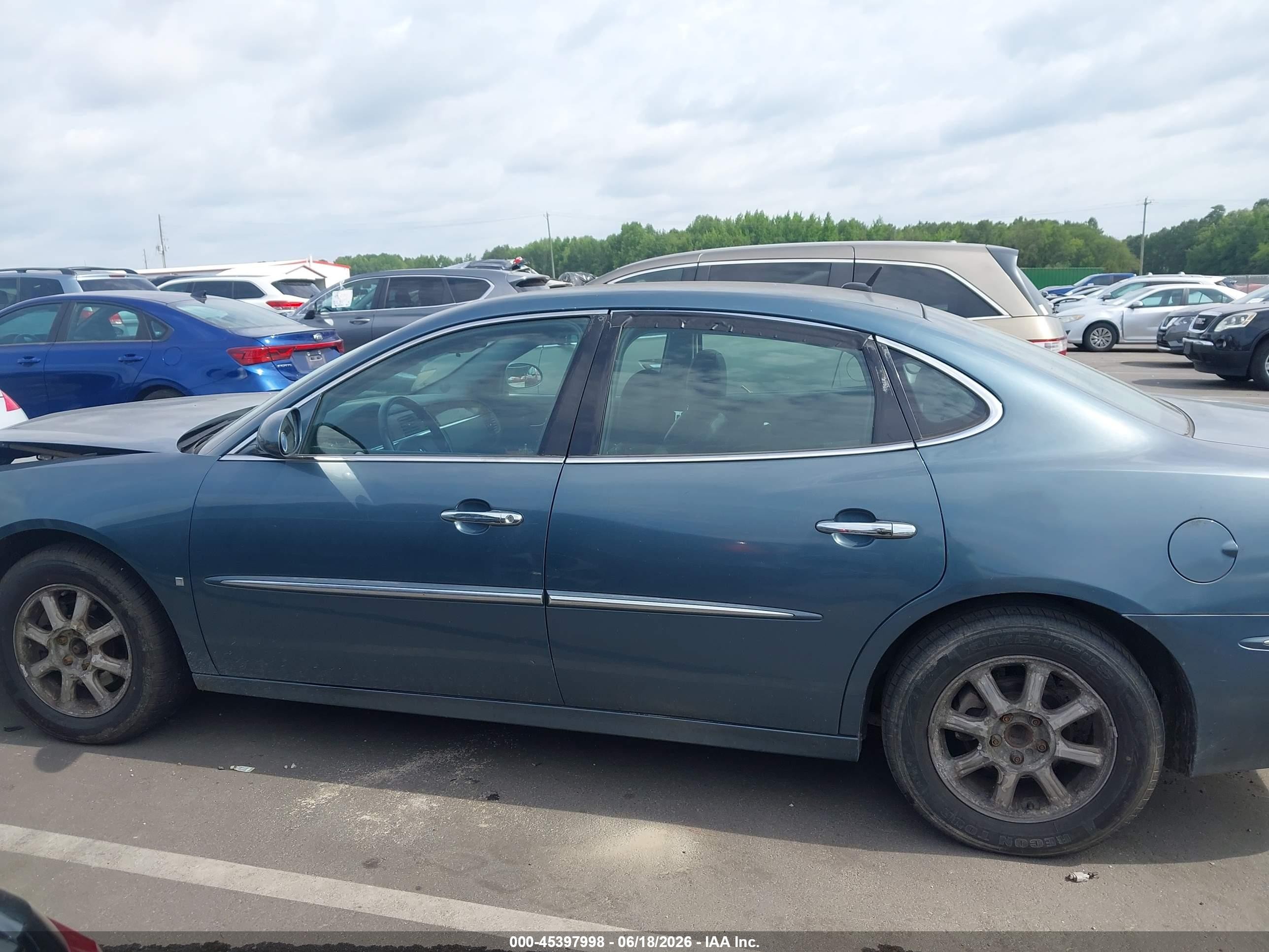 2006 Buick Lacrosse Cxl Green vin: 2G4WD582461235950