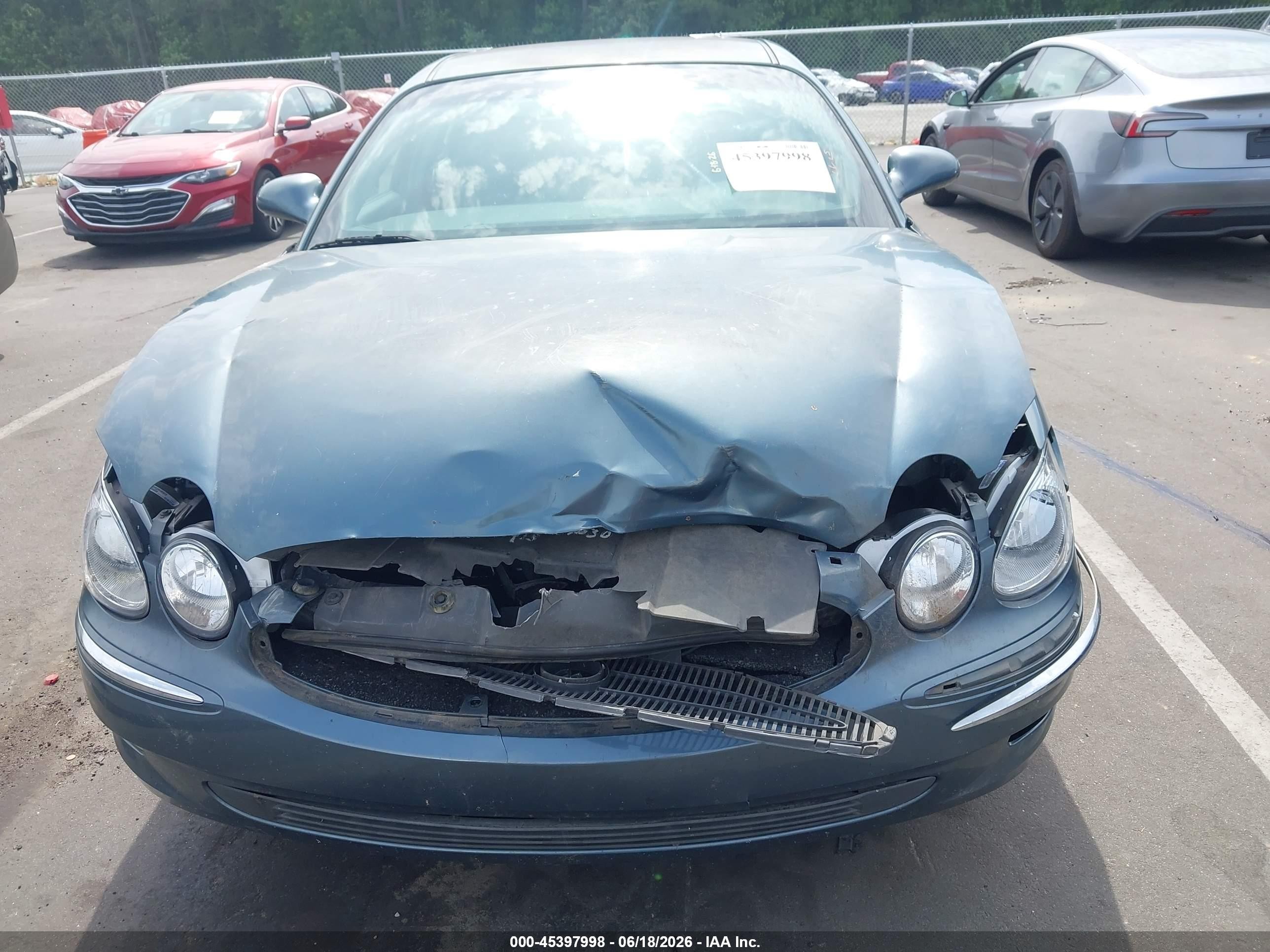 2006 Buick Lacrosse Cxl Green vin: 2G4WD582461235950