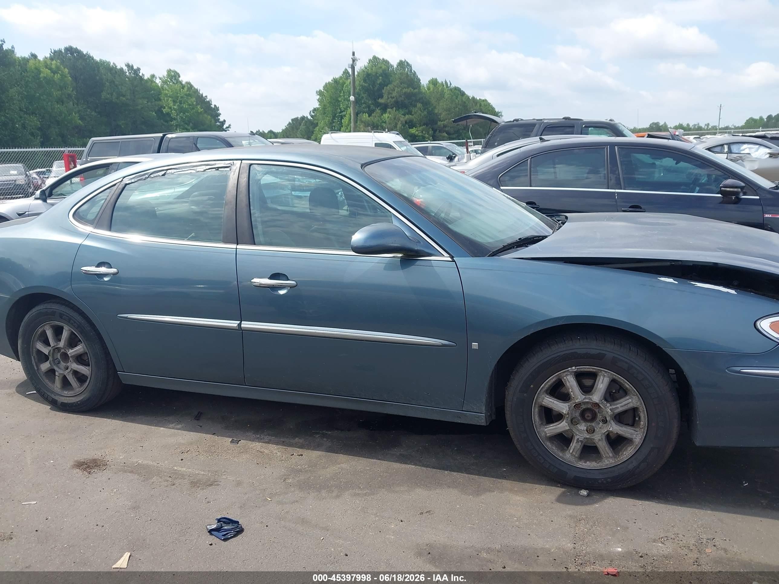 2006 Buick Lacrosse Cxl Green vin: 2G4WD582461235950