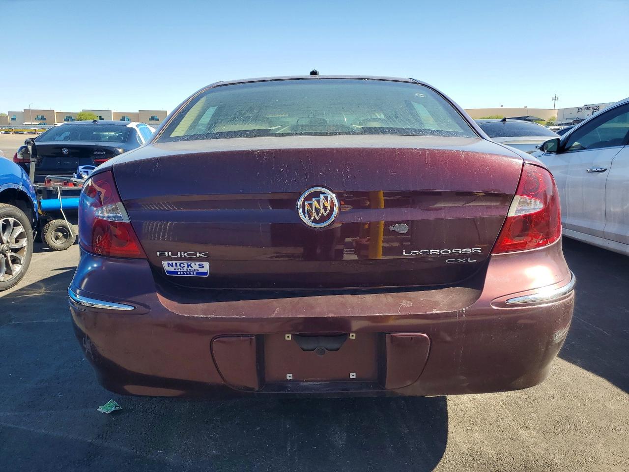 2006 Buick Lacrosse Cxl Burgundy vin: 2G4WD582461280189