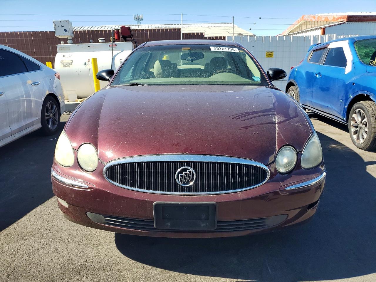 2006 Buick Lacrosse Cxl Burgundy vin: 2G4WD582461280189