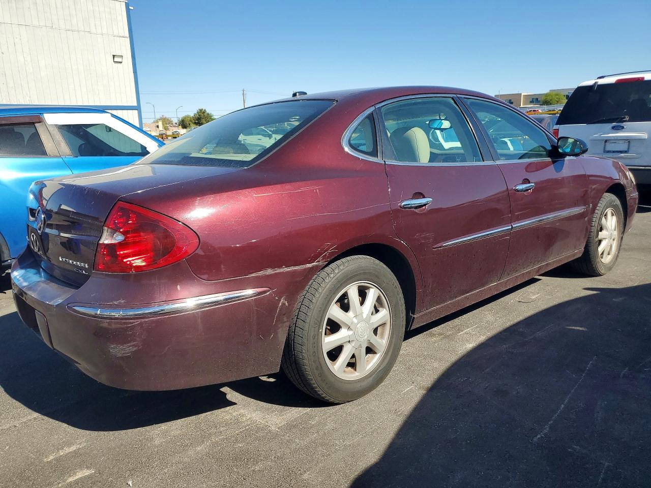 2006 Buick Lacrosse Cxl Burgundy vin: 2G4WD582461280189