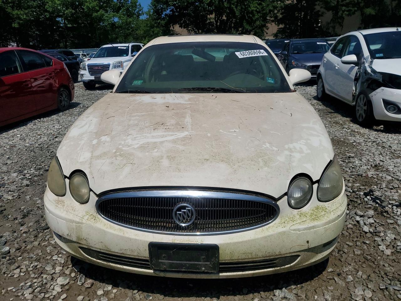 2007 Buick Lacrosse Cxl White vin: 2G4WD582471110335