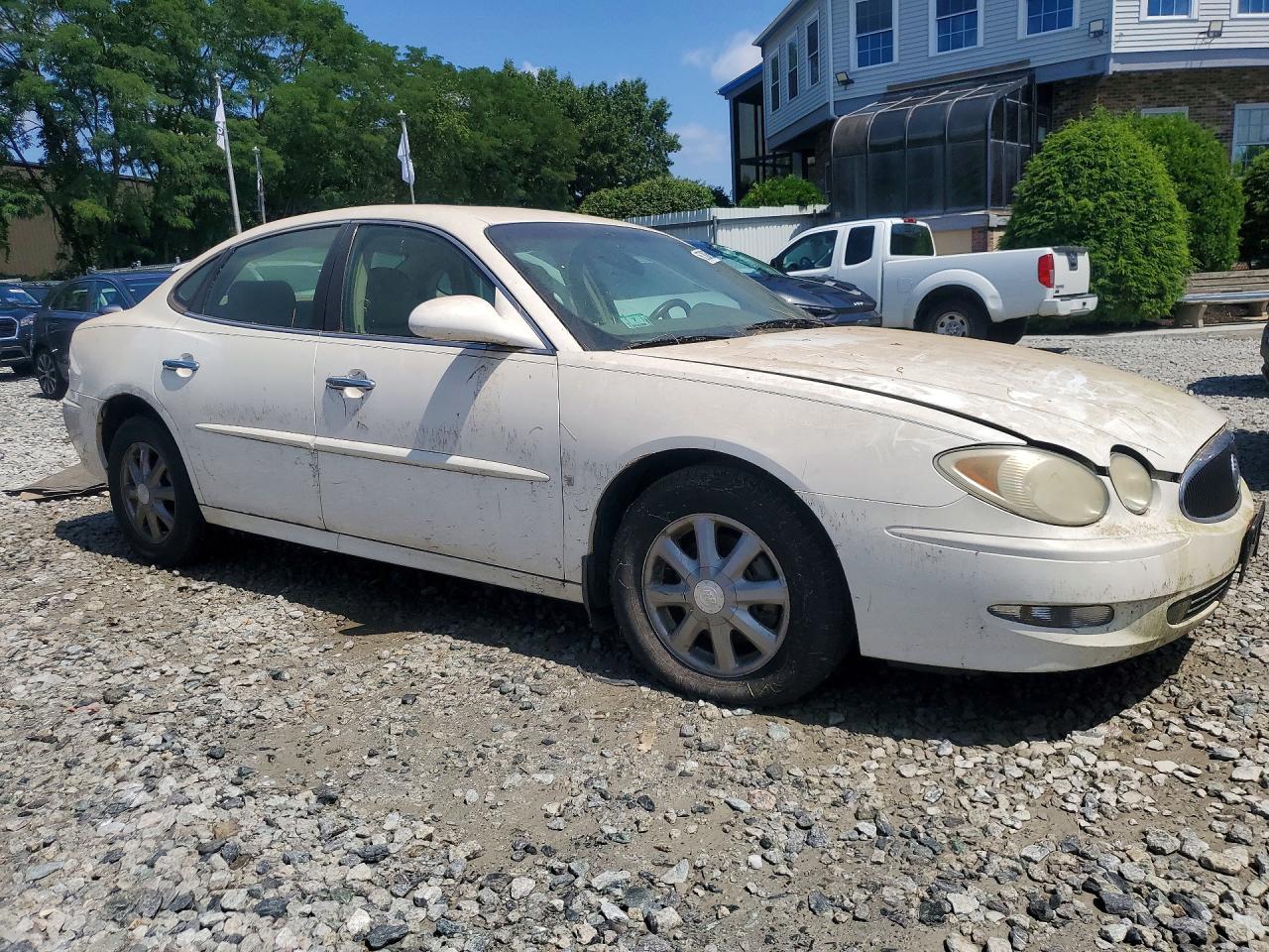 2007 Buick Lacrosse Cxl White vin: 2G4WD582471110335