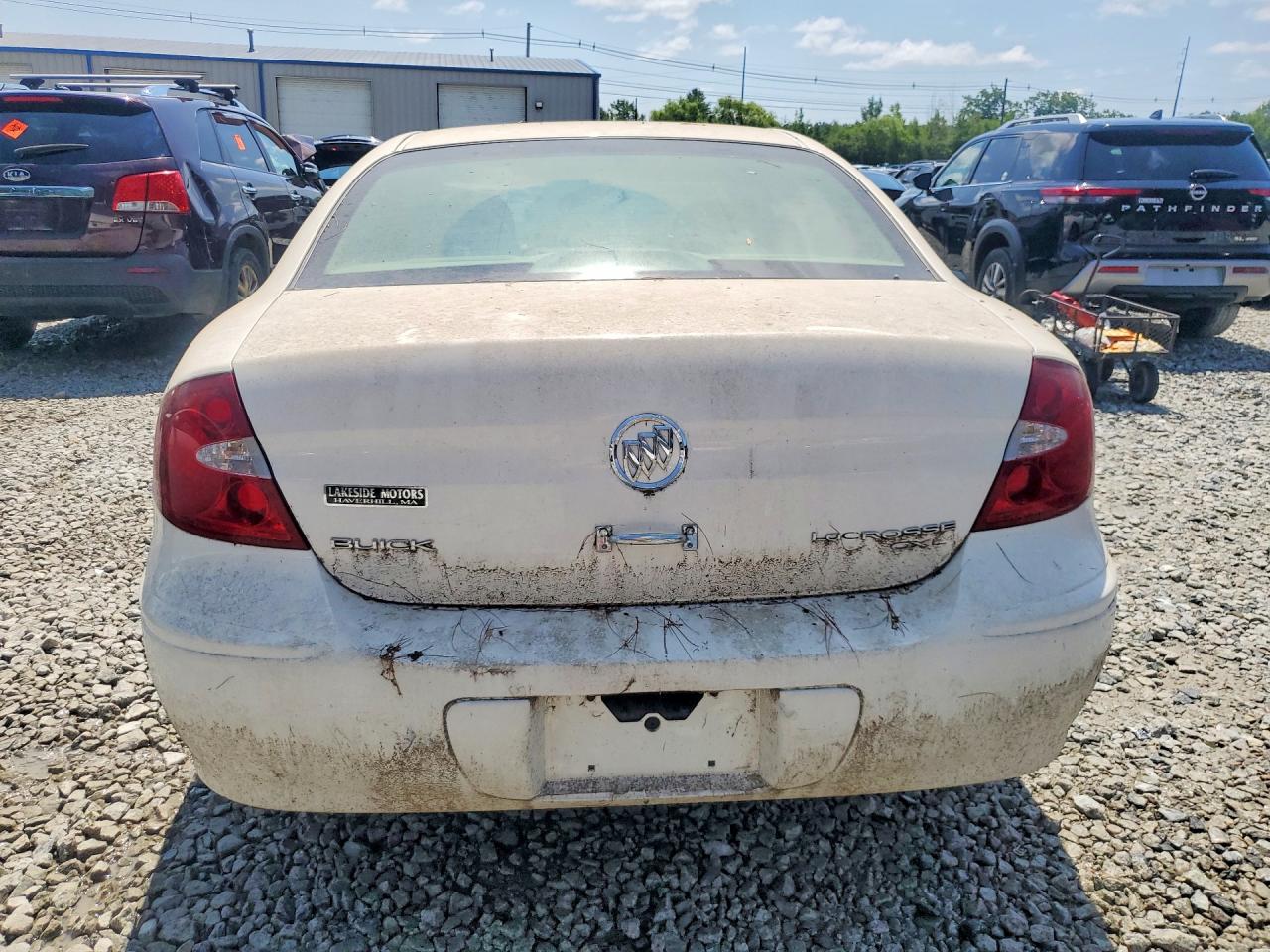 2007 Buick Lacrosse Cxl White vin: 2G4WD582471110335