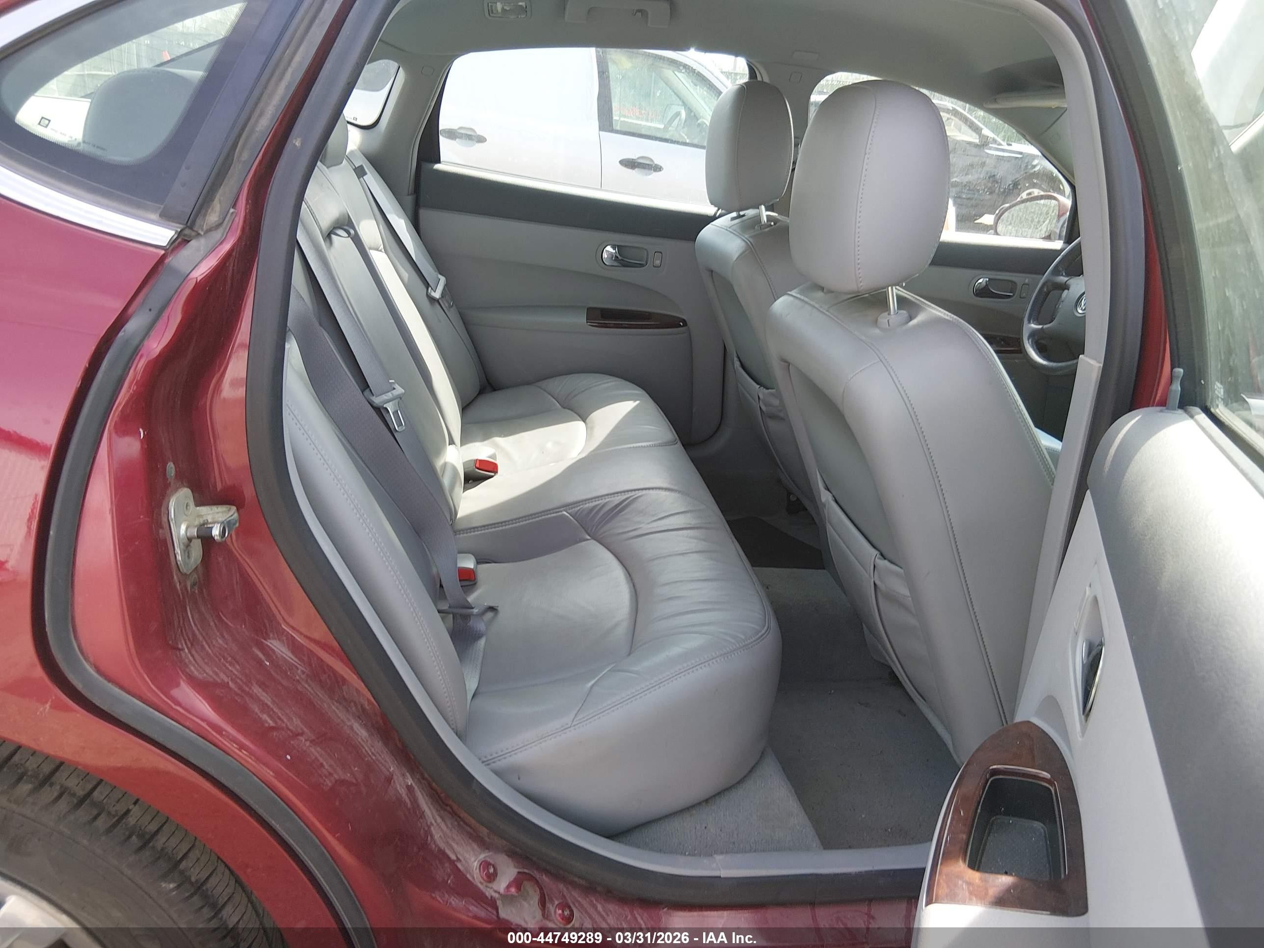 2007 Buick Lacrosse Cxl Red vin: 2G4WD582471194513