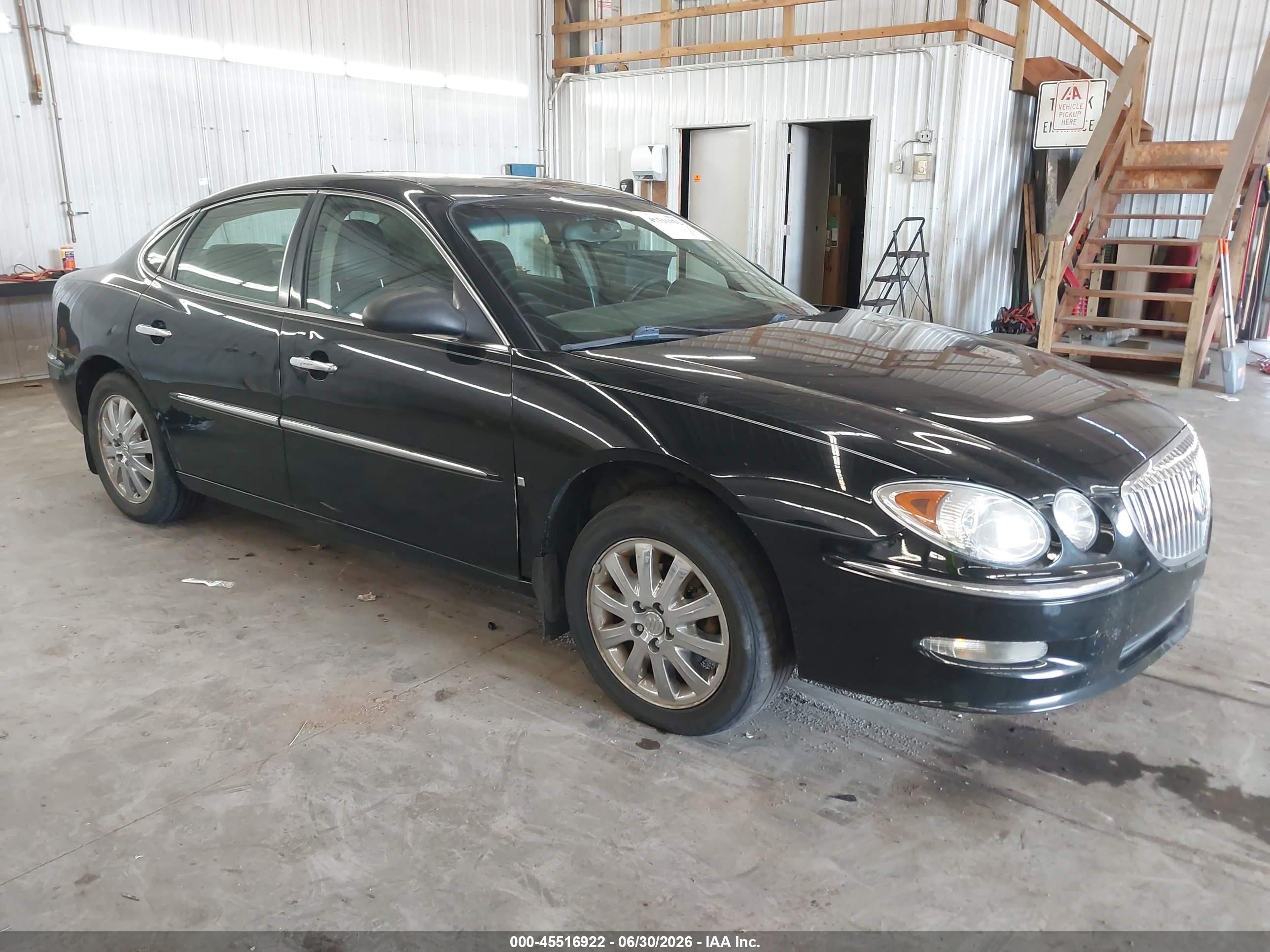 2008 Buick Lacrosse Cxl Черный vin: 2G4WD582481145197