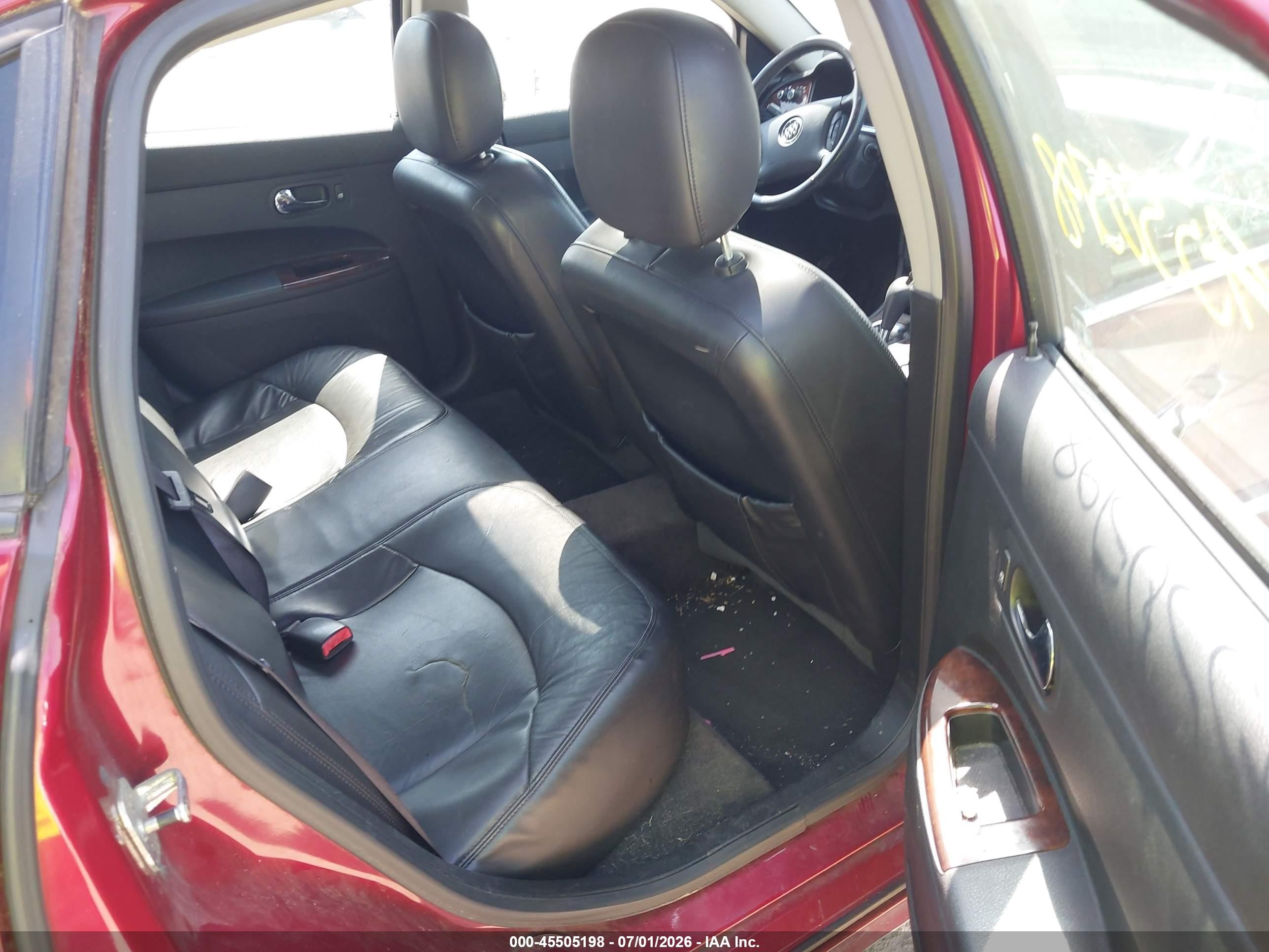 2008 Buick Lacrosse Cxl Red vin: 2G4WD582481248488