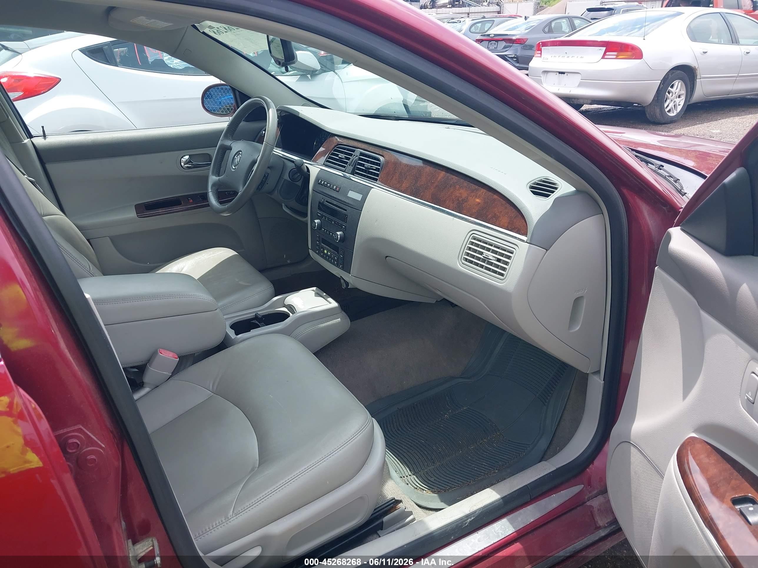 2008 Buick Lacrosse Cxl Red vin: 2G4WD582481292670