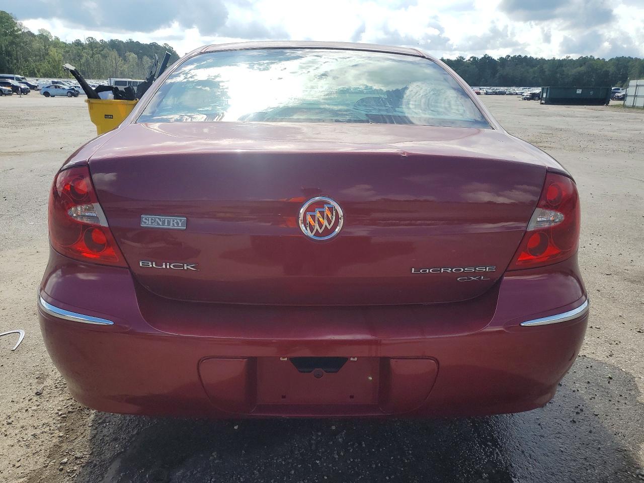 2009 Buick Lacrosse Cxl Burgundy vin: 2G4WD582491129972