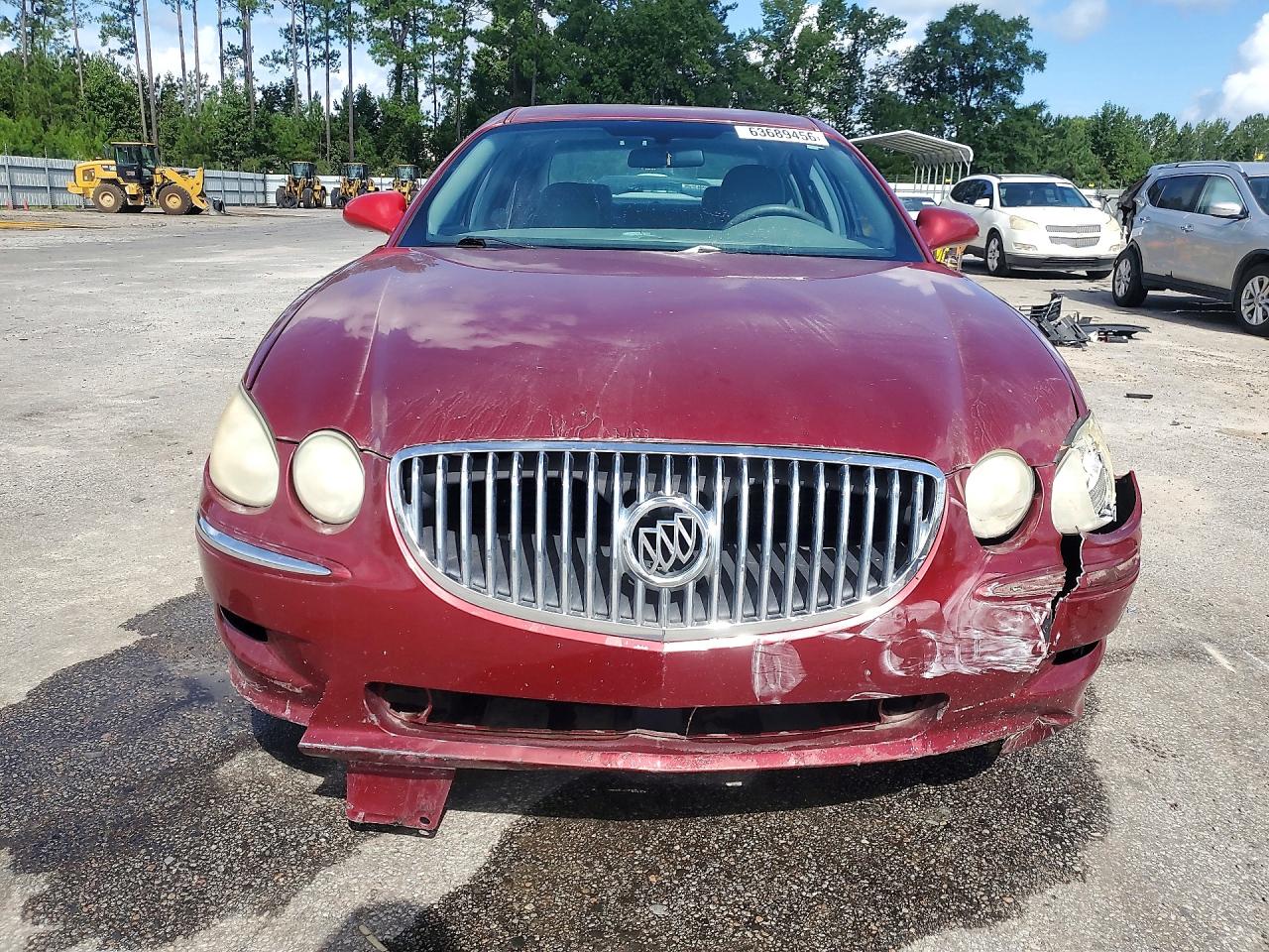 2009 Buick Lacrosse Cxl Burgundy vin: 2G4WD582491129972