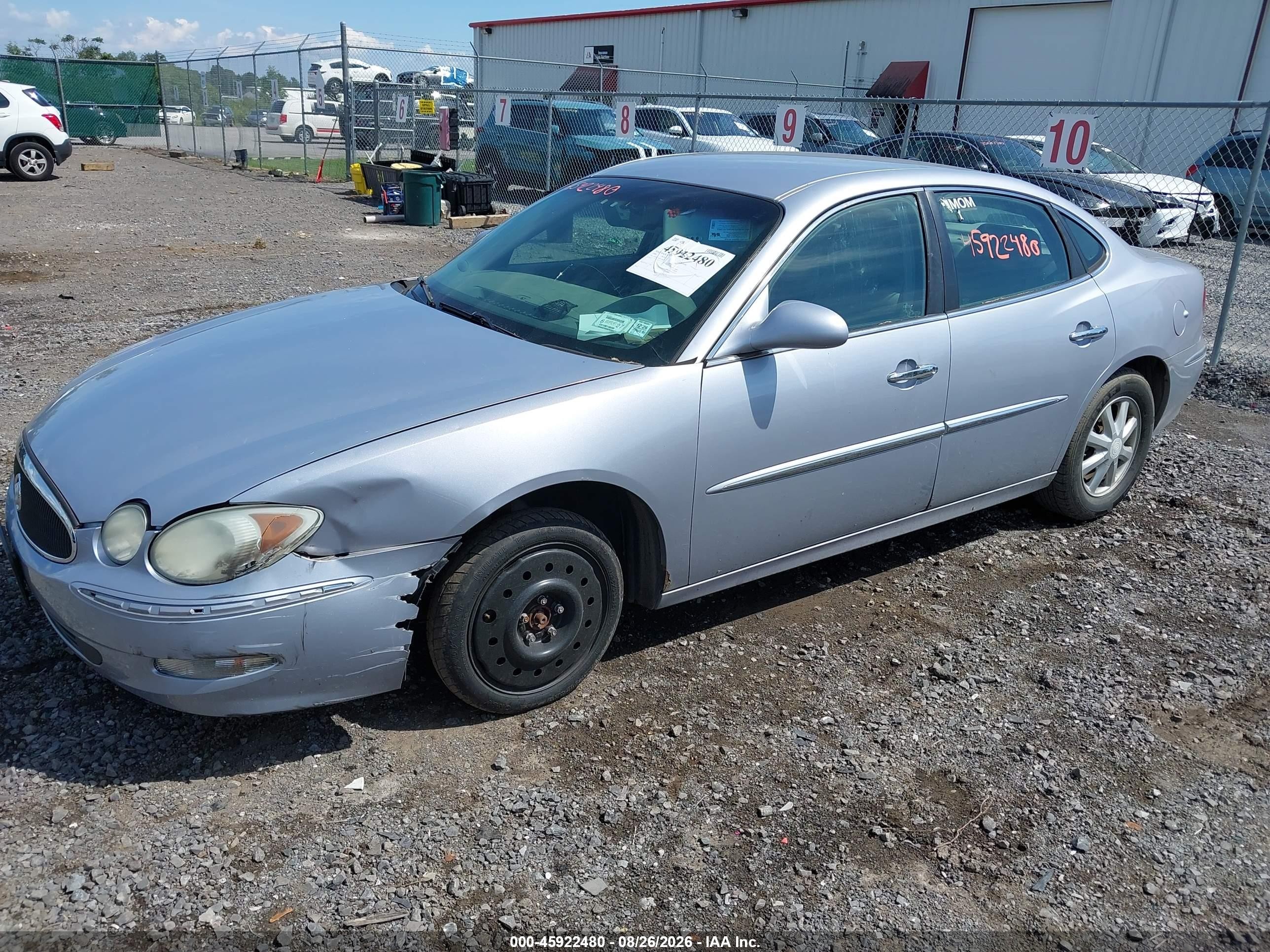 2006 Buick Lacrosse Cxl Silver vin: 2G4WD582561186970