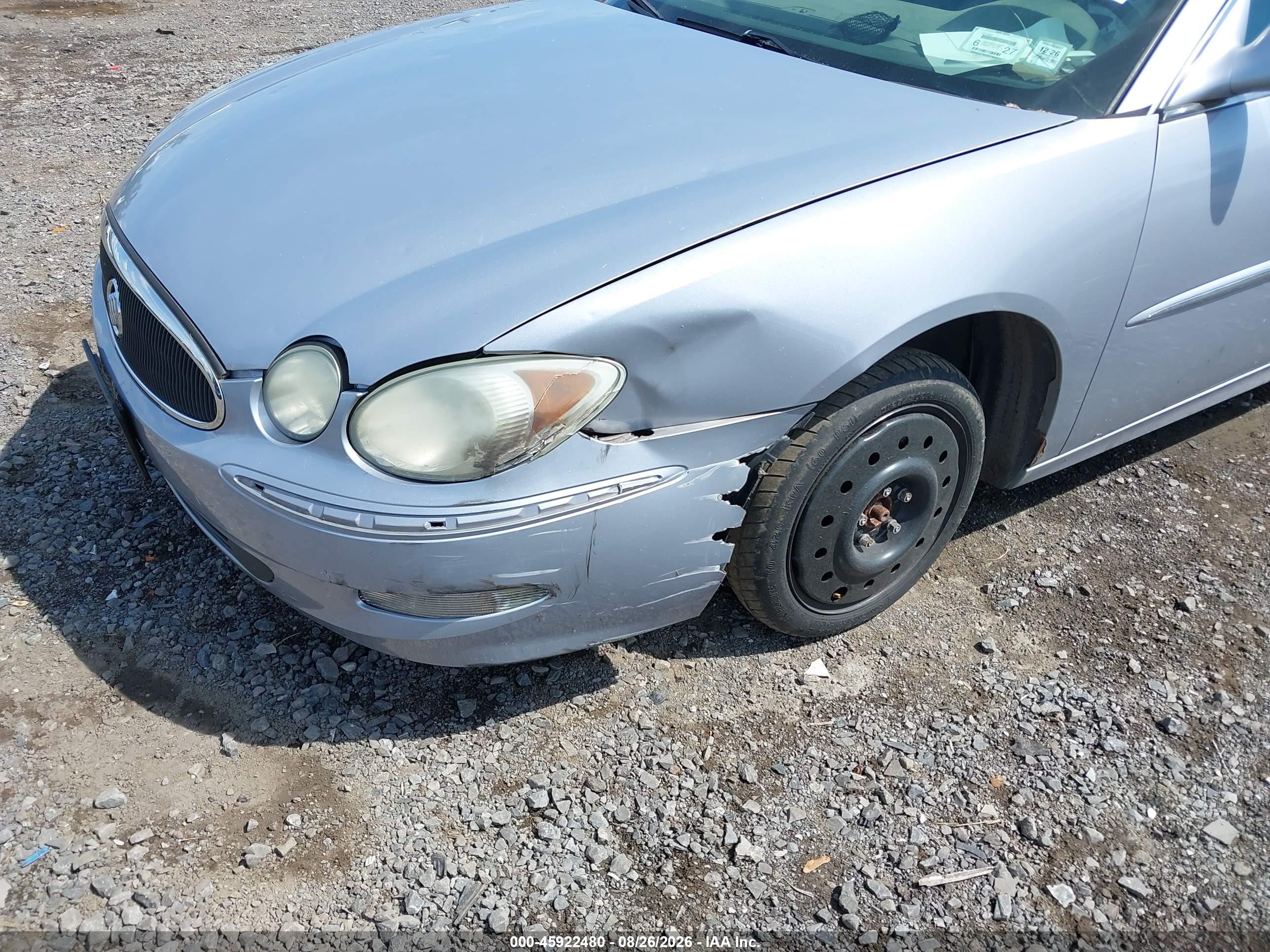 2006 Buick Lacrosse Cxl Silver vin: 2G4WD582561186970