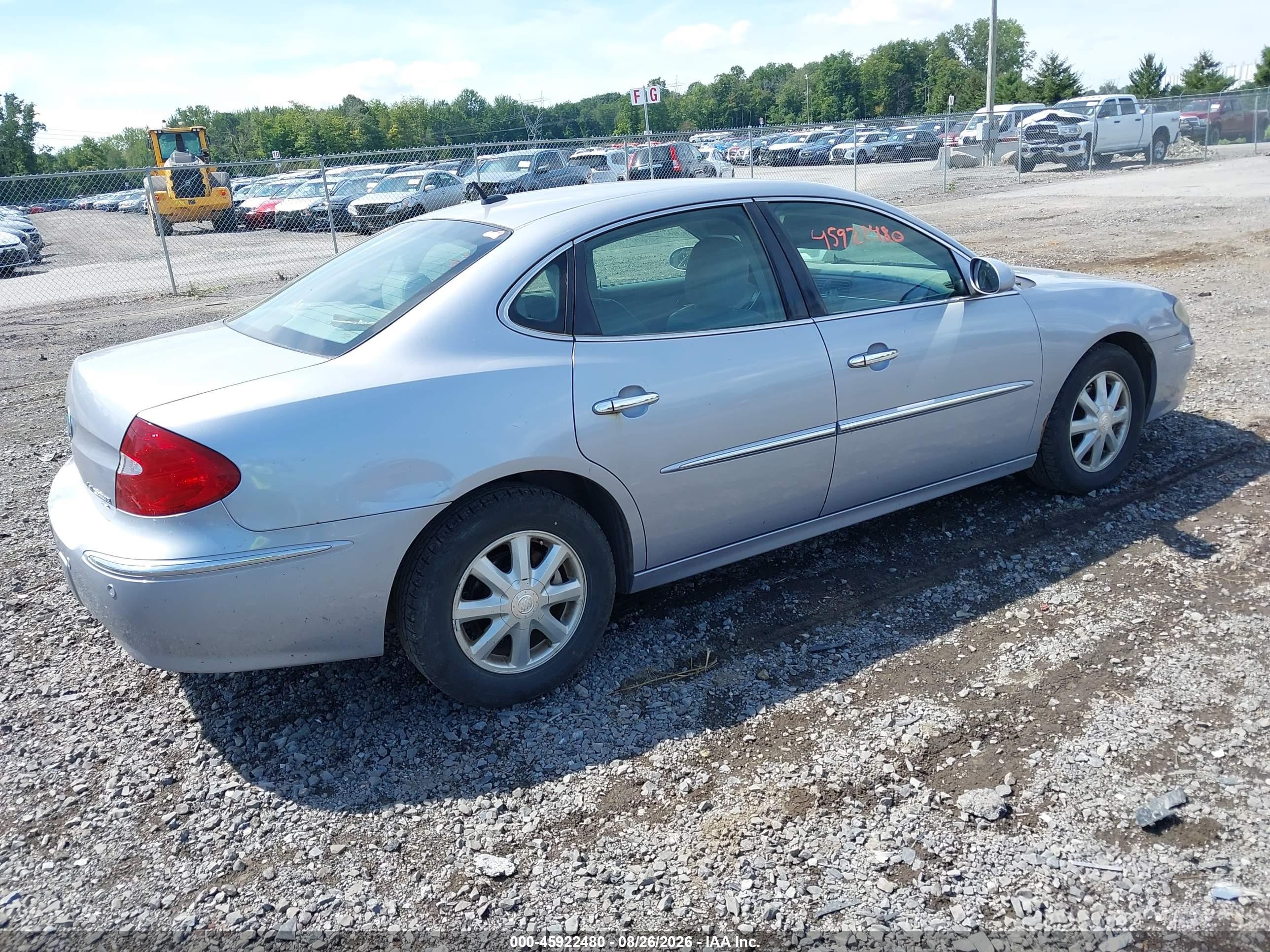 2006 Buick Lacrosse Cxl Silver vin: 2G4WD582561186970
