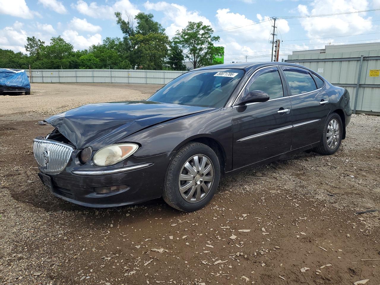 2008 Buick Lacrosse Cxl Charcoal vin: 2G4WD582581150389