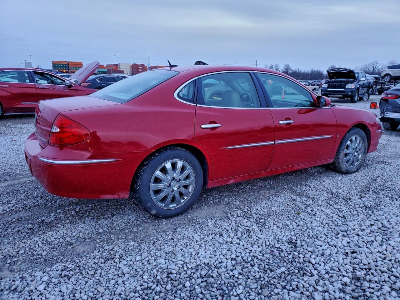 2008 Buick Lacrosse Cxl Red vin: 2G4WD582581166219