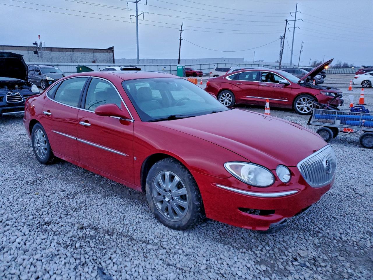 2008 Buick Lacrosse Cxl Red vin: 2G4WD582581166219