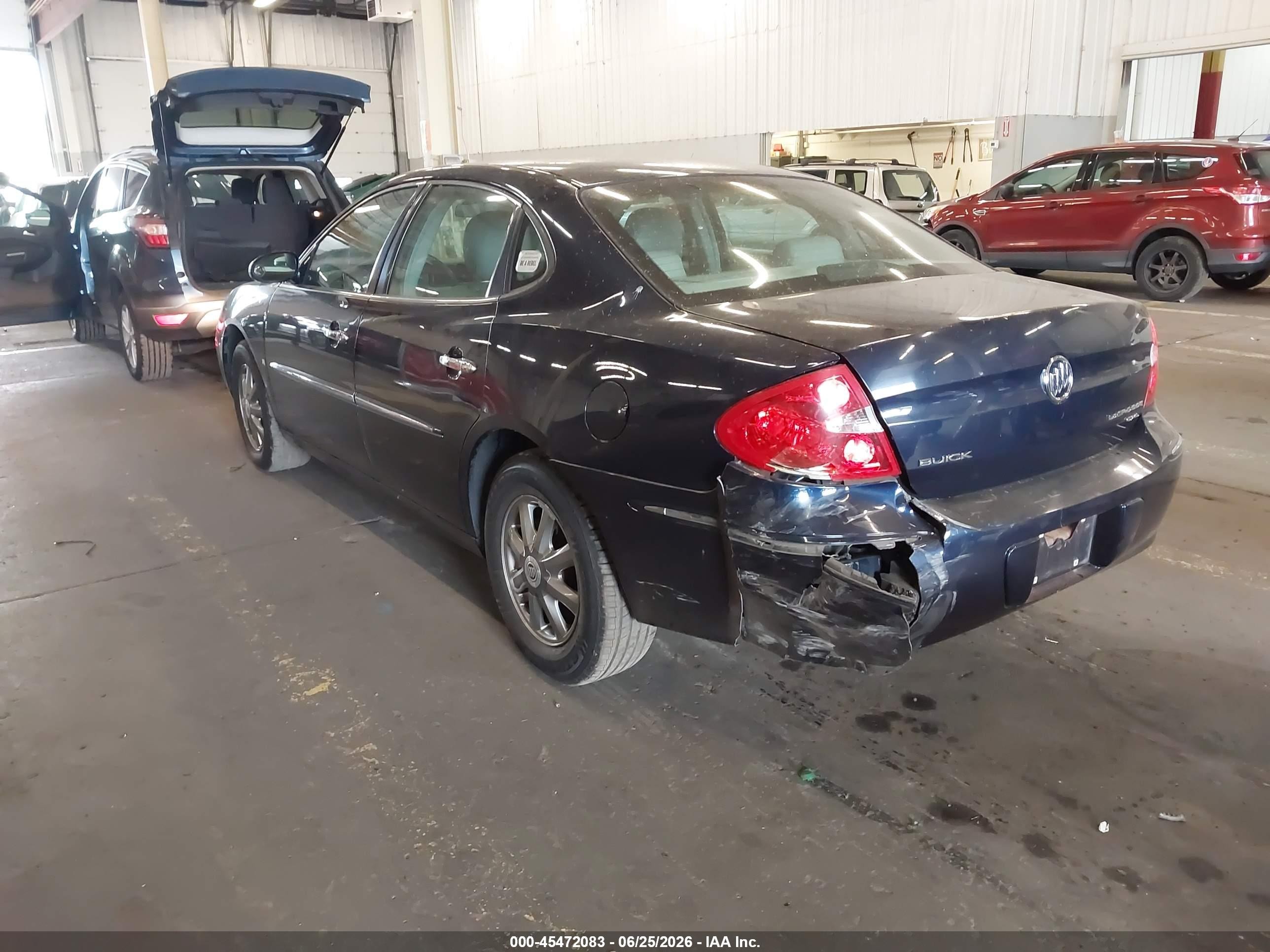 2008 Buick Lacrosse Cxl Blue vin: 2G4WD582581184008