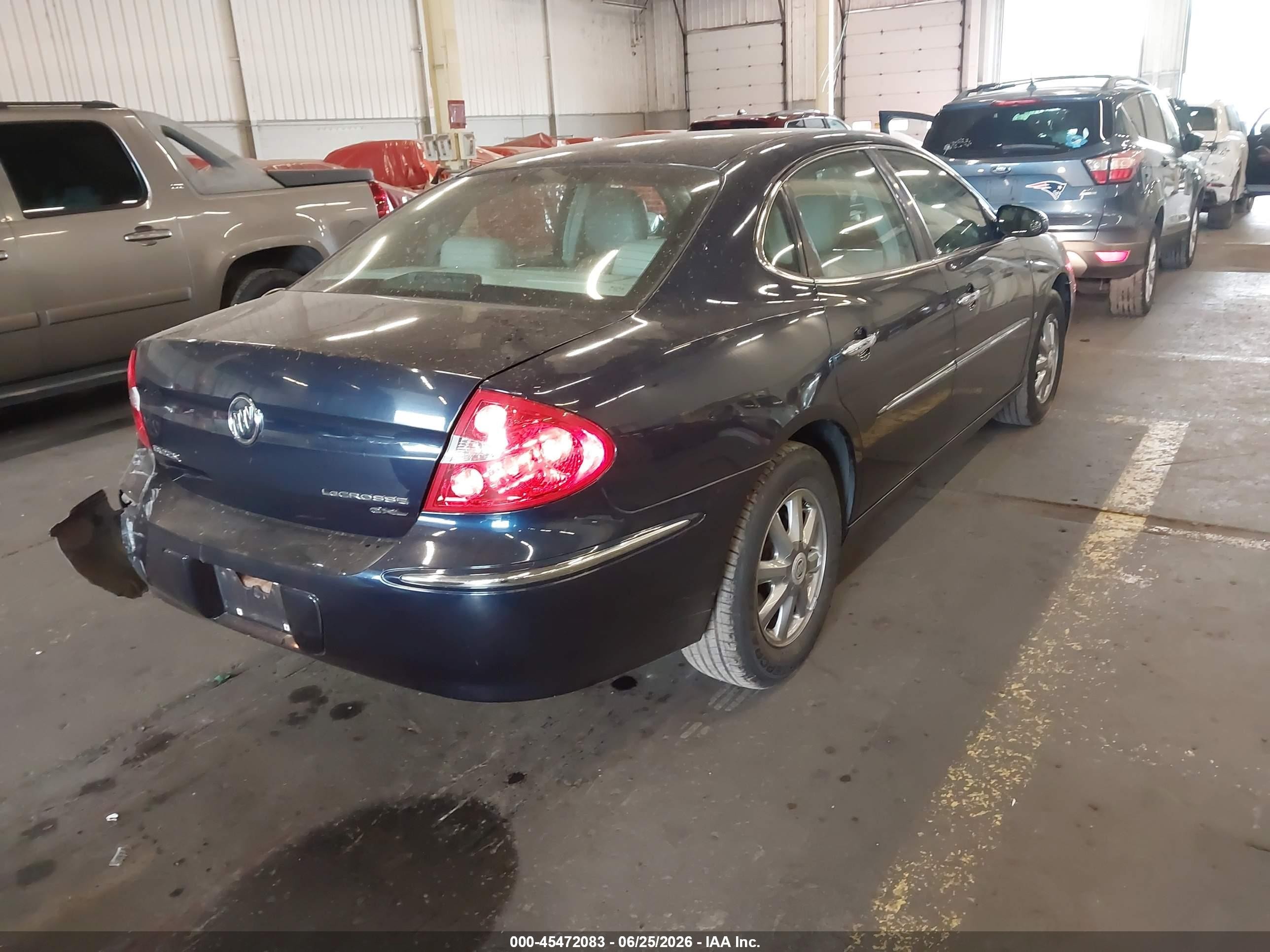 2008 Buick Lacrosse Cxl Blue vin: 2G4WD582581184008