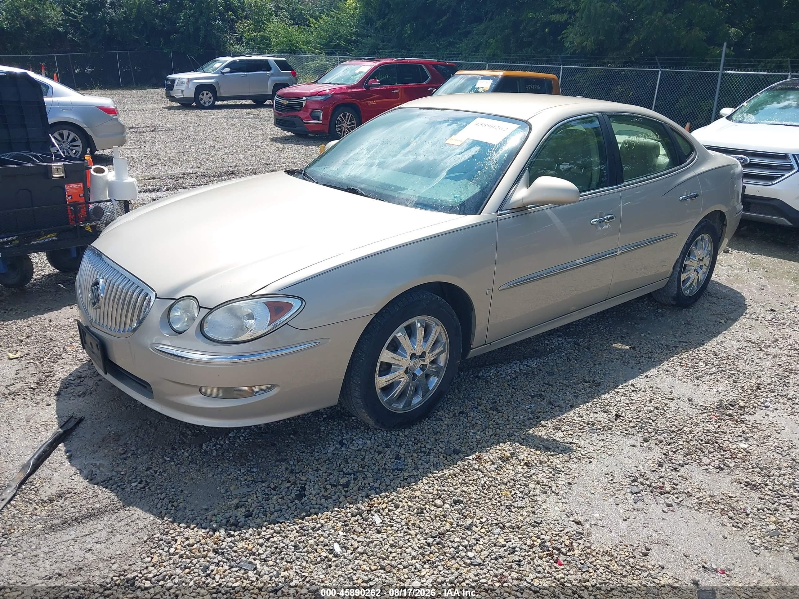 2008 Buick Lacrosse Cxl Tan vin: 2G4WD582581373659