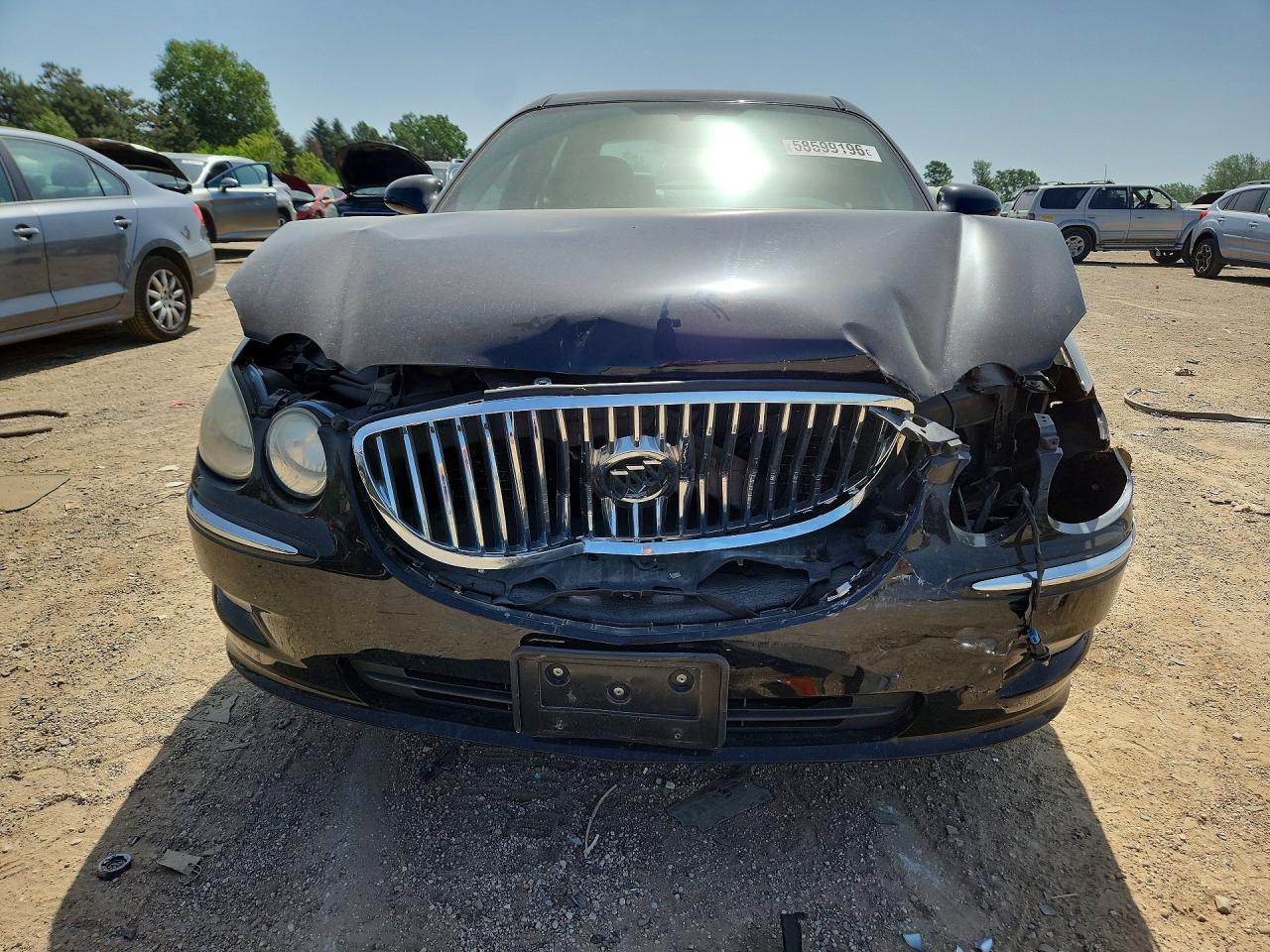 2008 Buick Lacrosse Cxl Black vin: 2G4WD582581376593