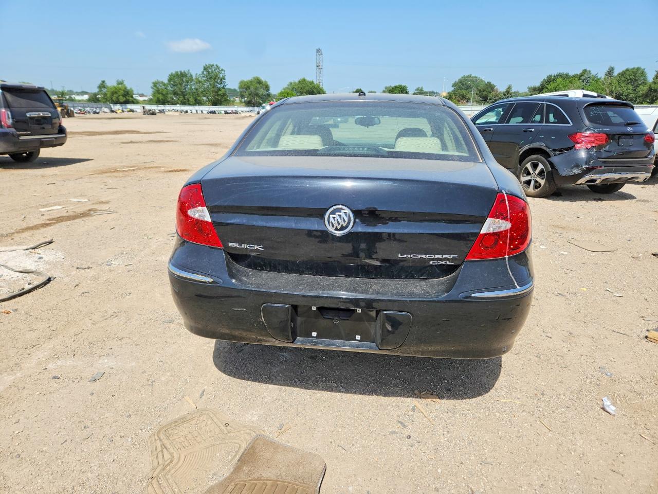 2008 Buick Lacrosse Cxl Black vin: 2G4WD582581376593