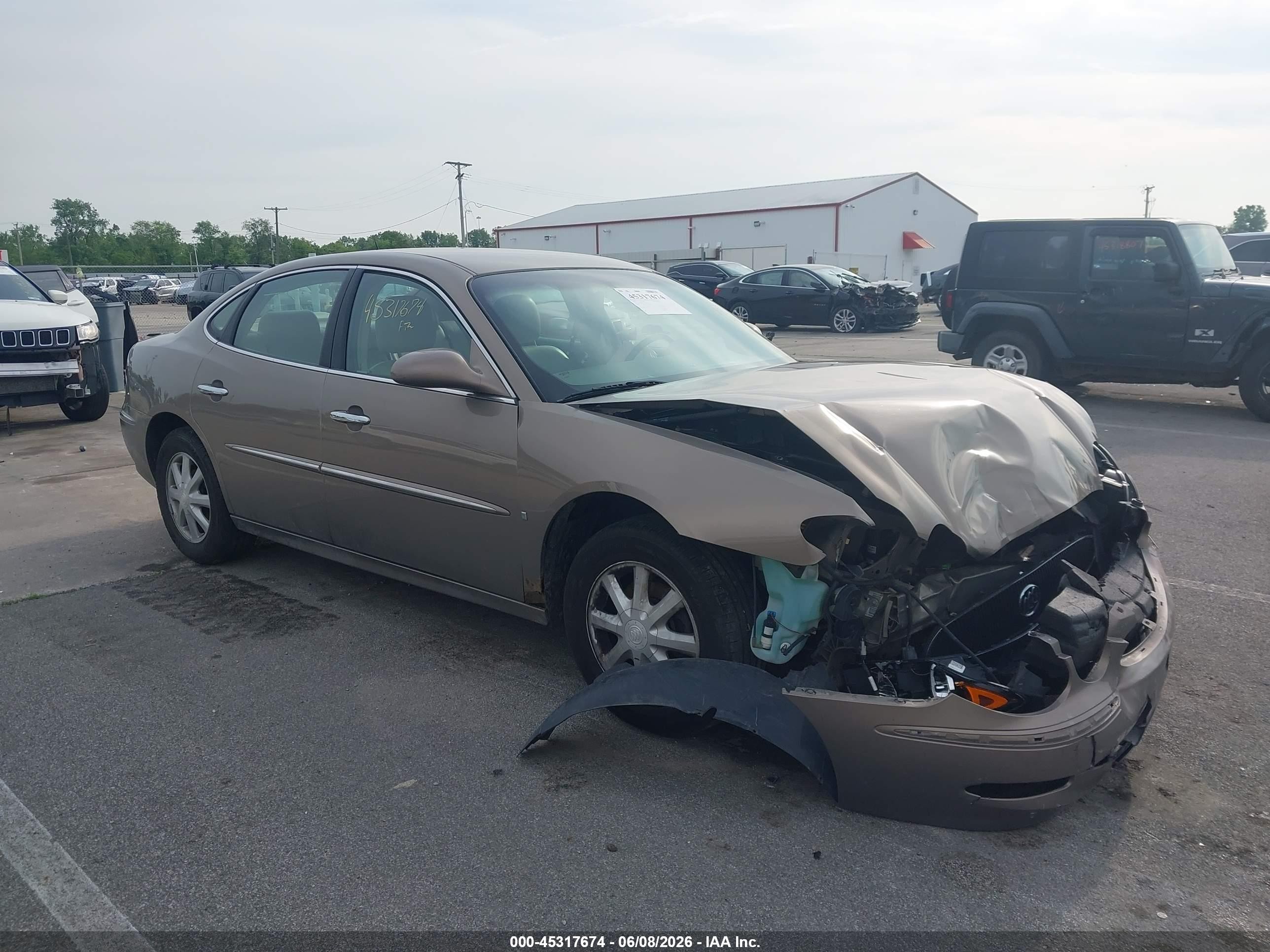 2006 Buick Lacrosse Cxl Tan vin: 2G4WD582661134053