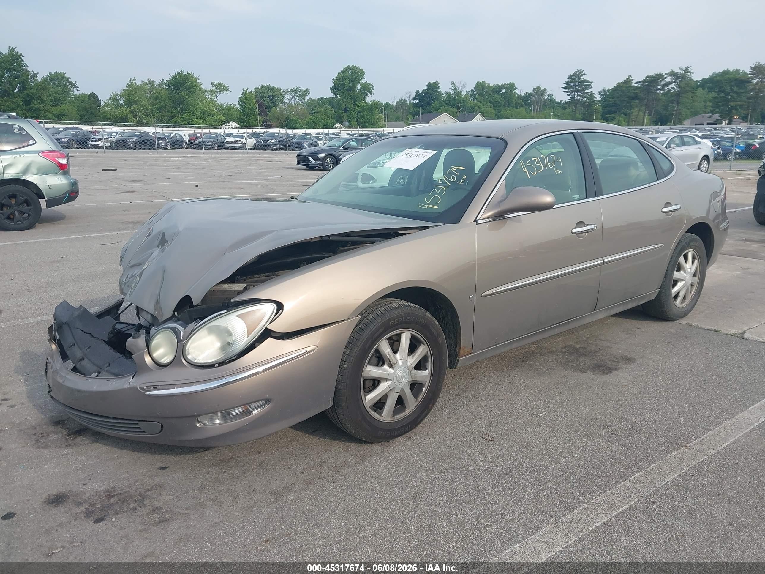 2006 Buick Lacrosse Cxl Tan vin: 2G4WD582661134053