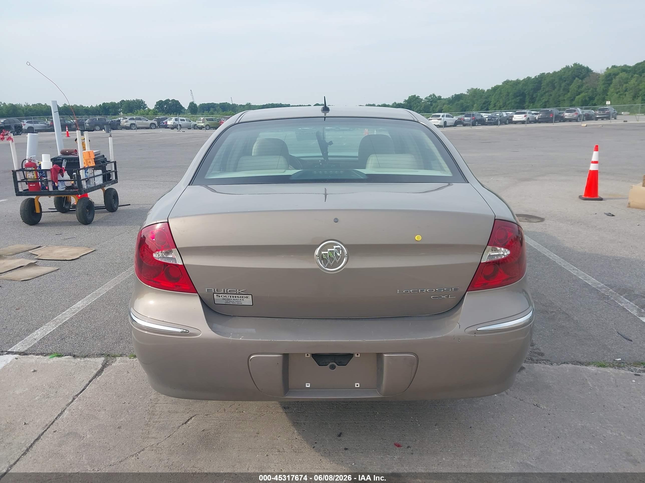 2006 Buick Lacrosse Cxl Tan vin: 2G4WD582661134053