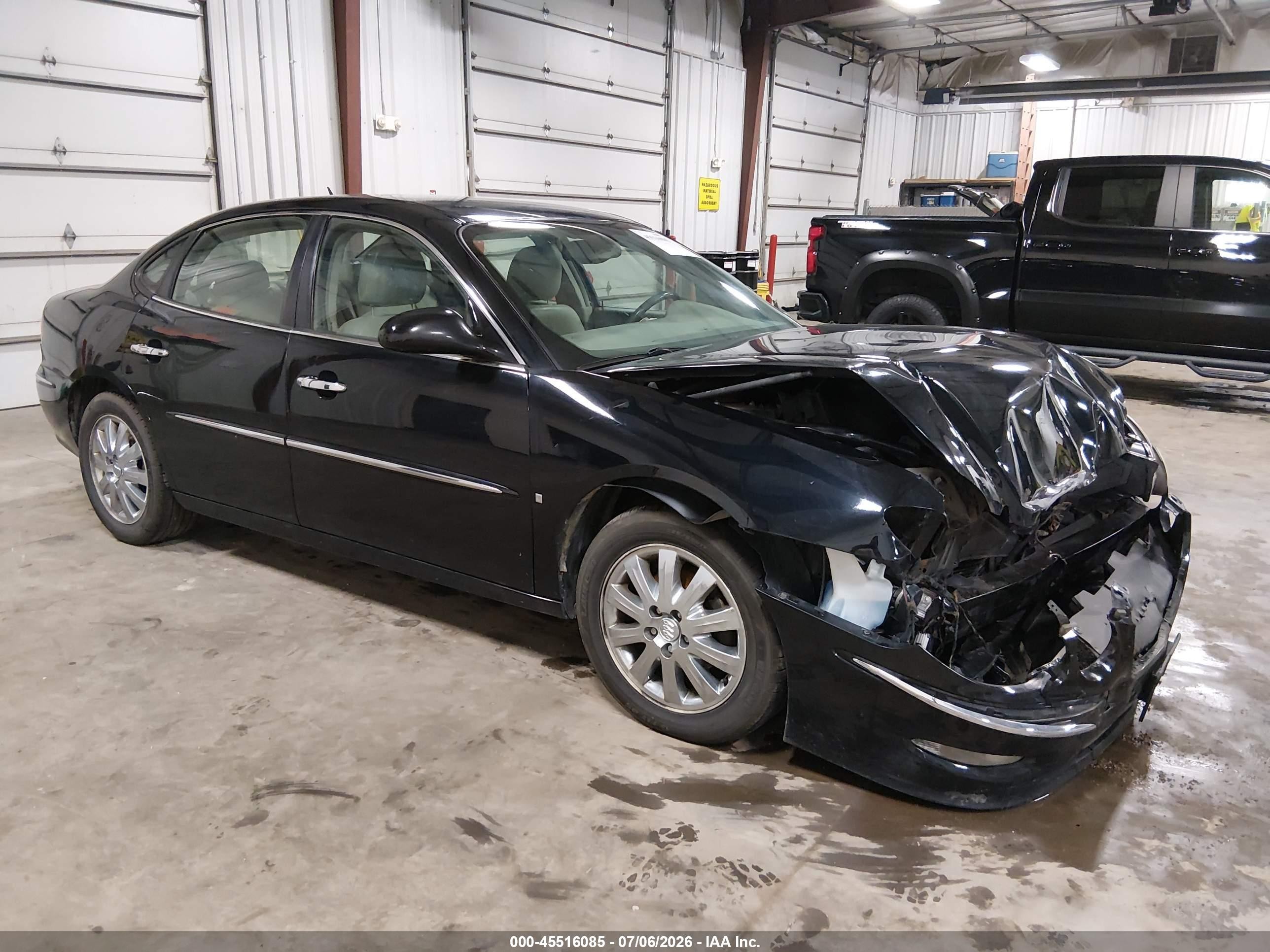 2009 Buick Lacrosse Cxl Black vin: 2G4WD582691104863
