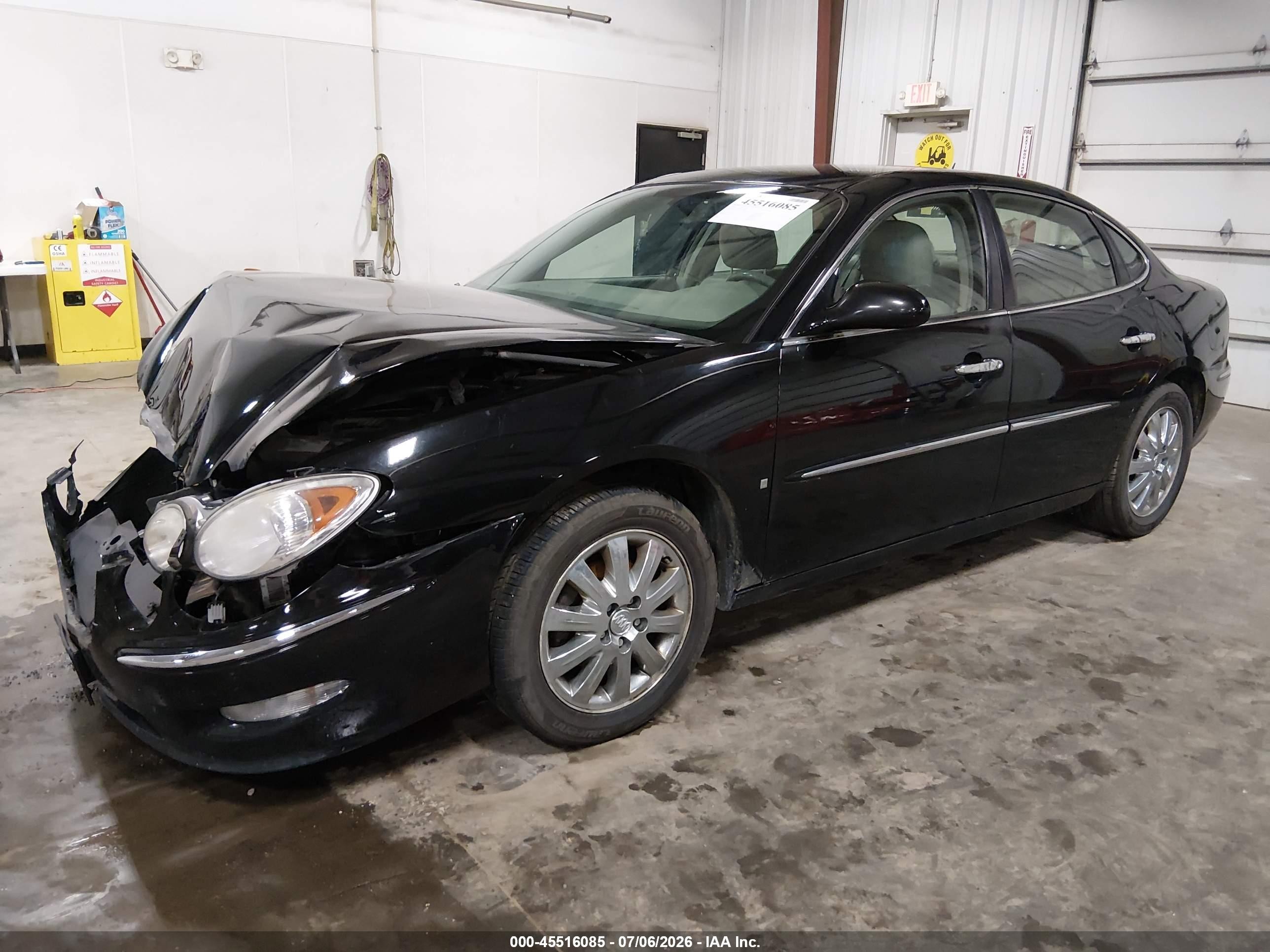 2009 Buick Lacrosse Cxl Black vin: 2G4WD582691104863