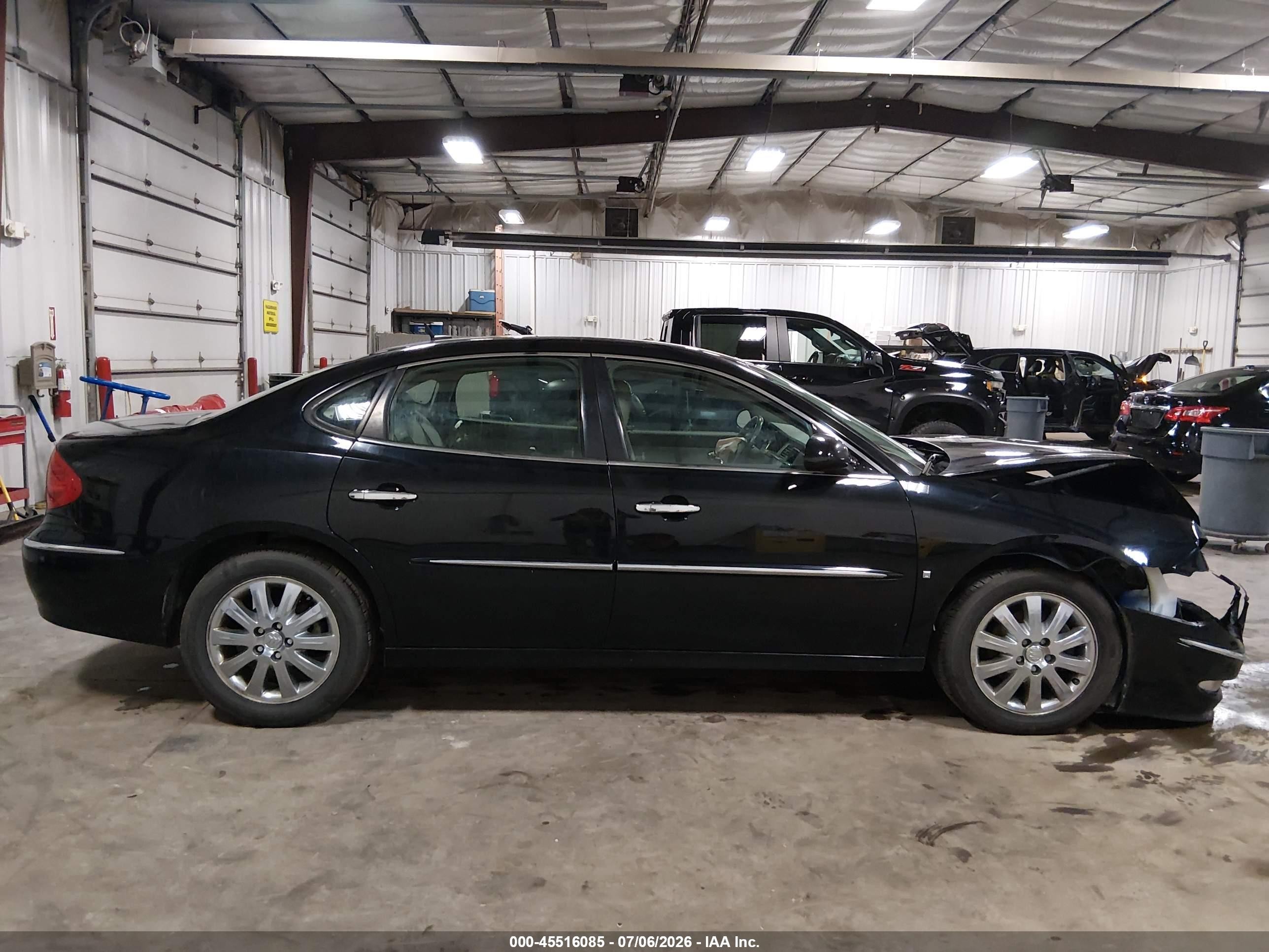 2009 Buick Lacrosse Cxl Black vin: 2G4WD582691104863
