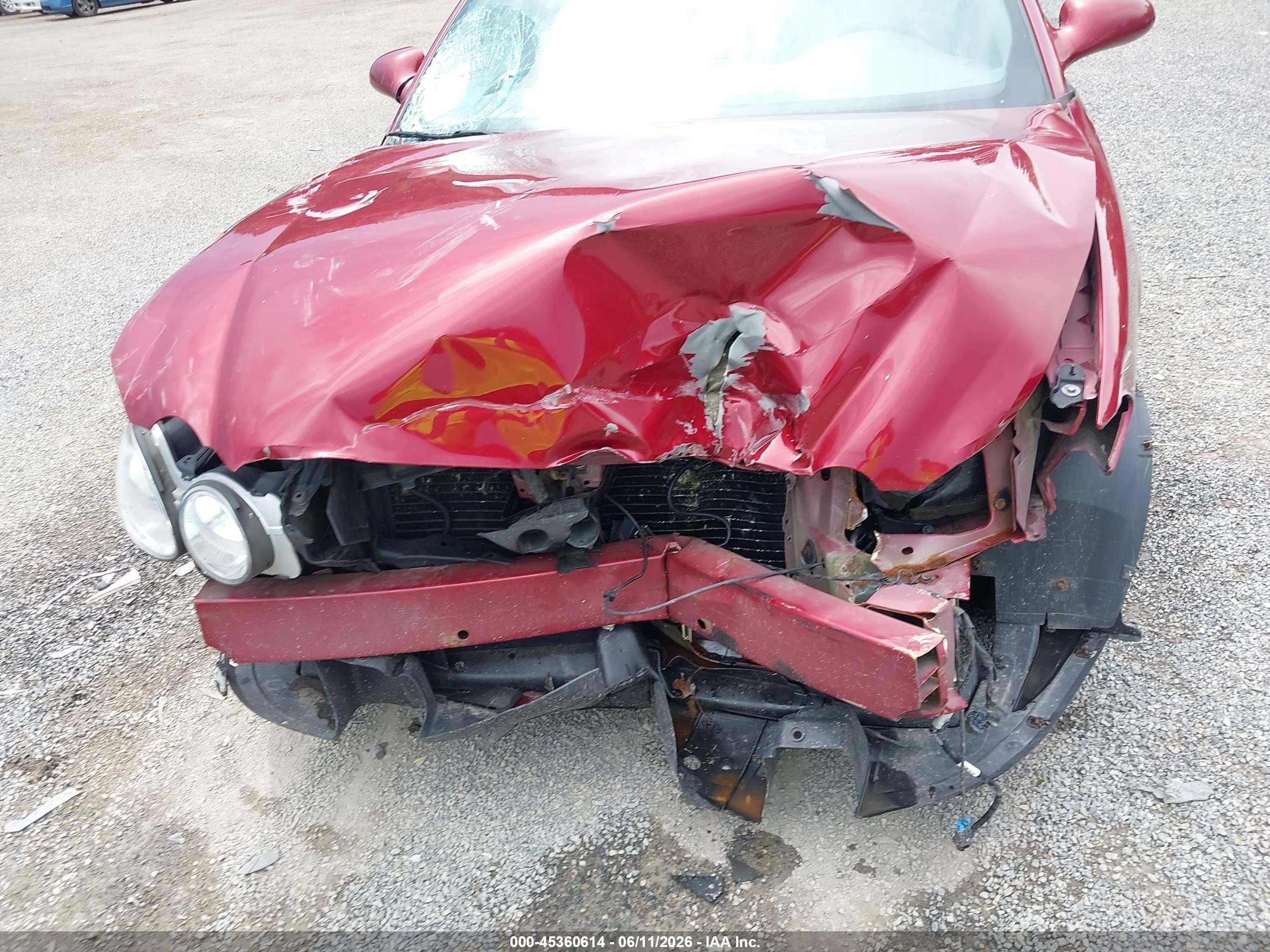 2009 Buick Lacrosse Cxl Red vin: 2G4WD582691222993