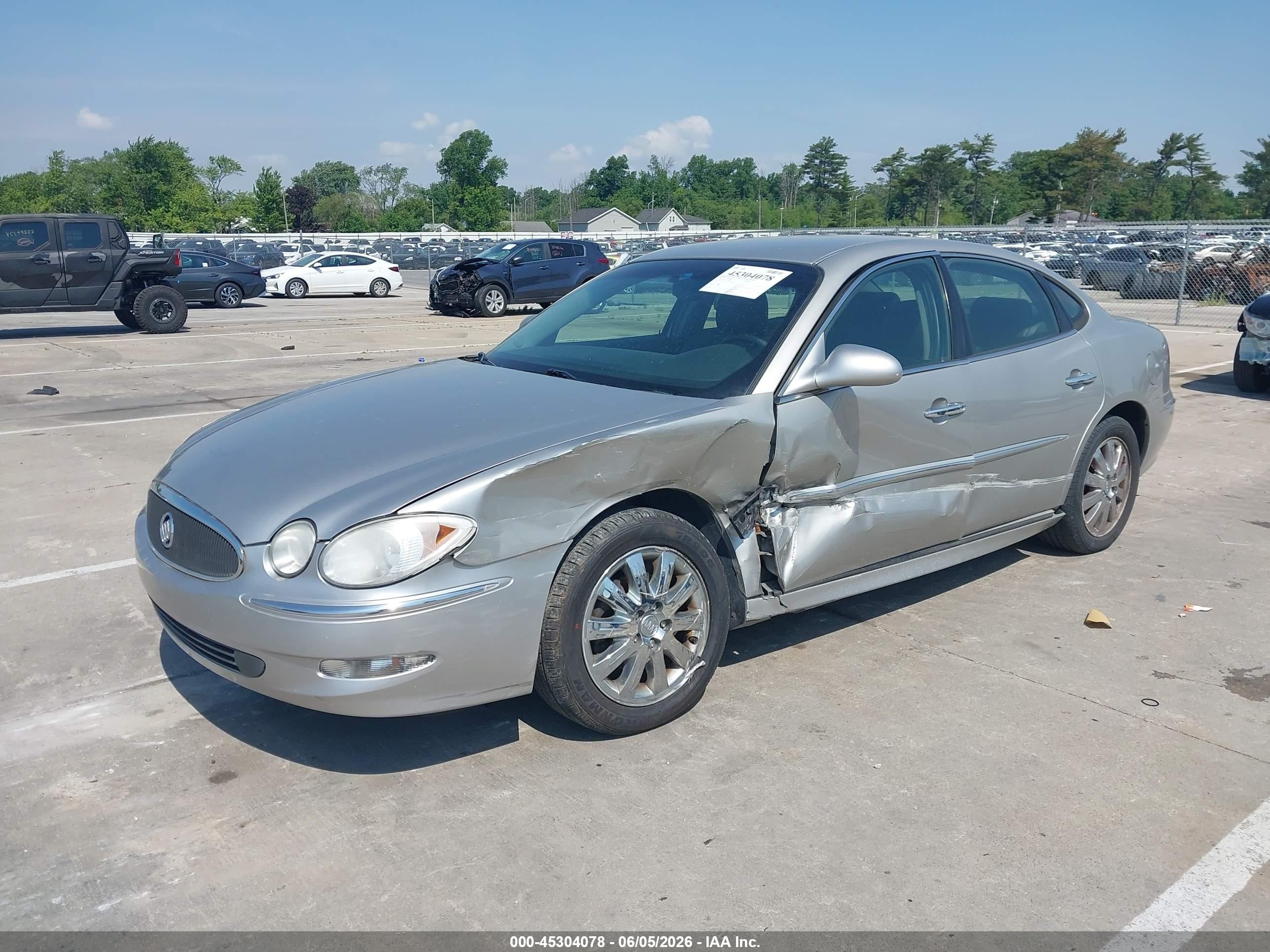 2007 Buick Lacrosse Cxl Silver vin: 2G4WD582771188771